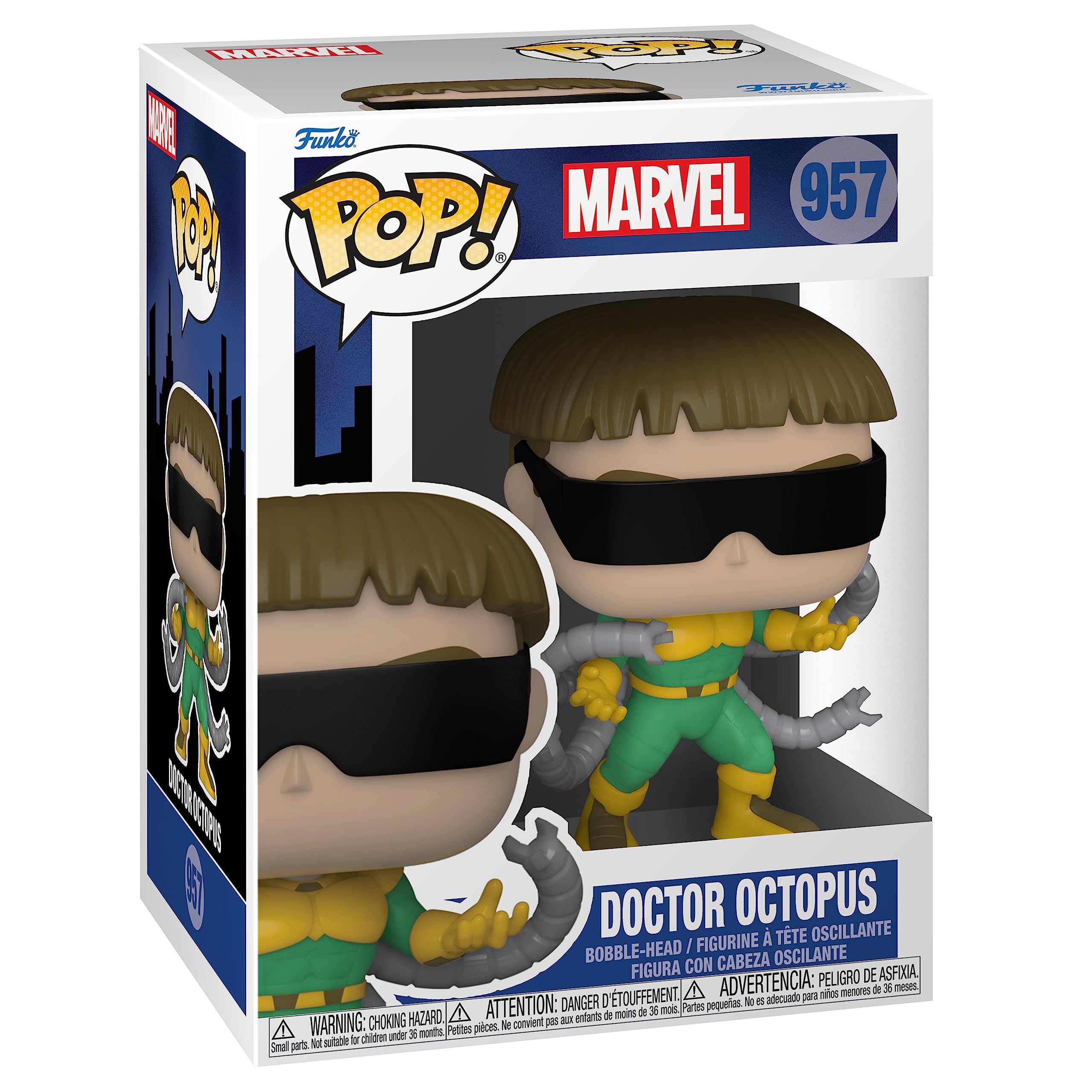 Funko Pop! Marvel: Animated Spiderman - Doctor Octopus - Animated Spiderman Tv - Figura De Vinilo Coleccionable - Idea De Regalo- Mercancia Oficial - Juguetes Para NiñOs Y Adultos - Cartoons Fans