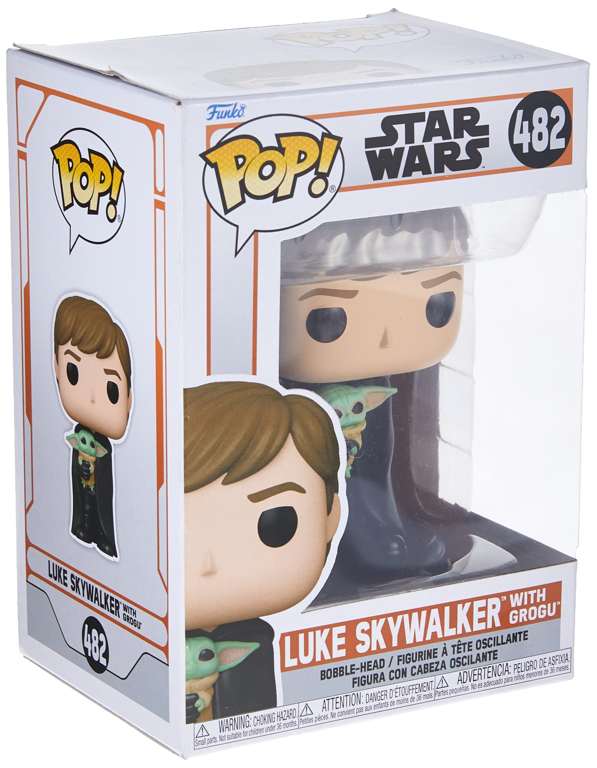 Funko Pop! Star Wars: The Mandalorian - Luke Skywalker With Grogu (The Child, Baby Yoda) - Figura De Vinilo Coleccionable - Idea De Regalo- Mercancia Oficial - Juguetes Para NiñOs Y Adultos - Tv Fans