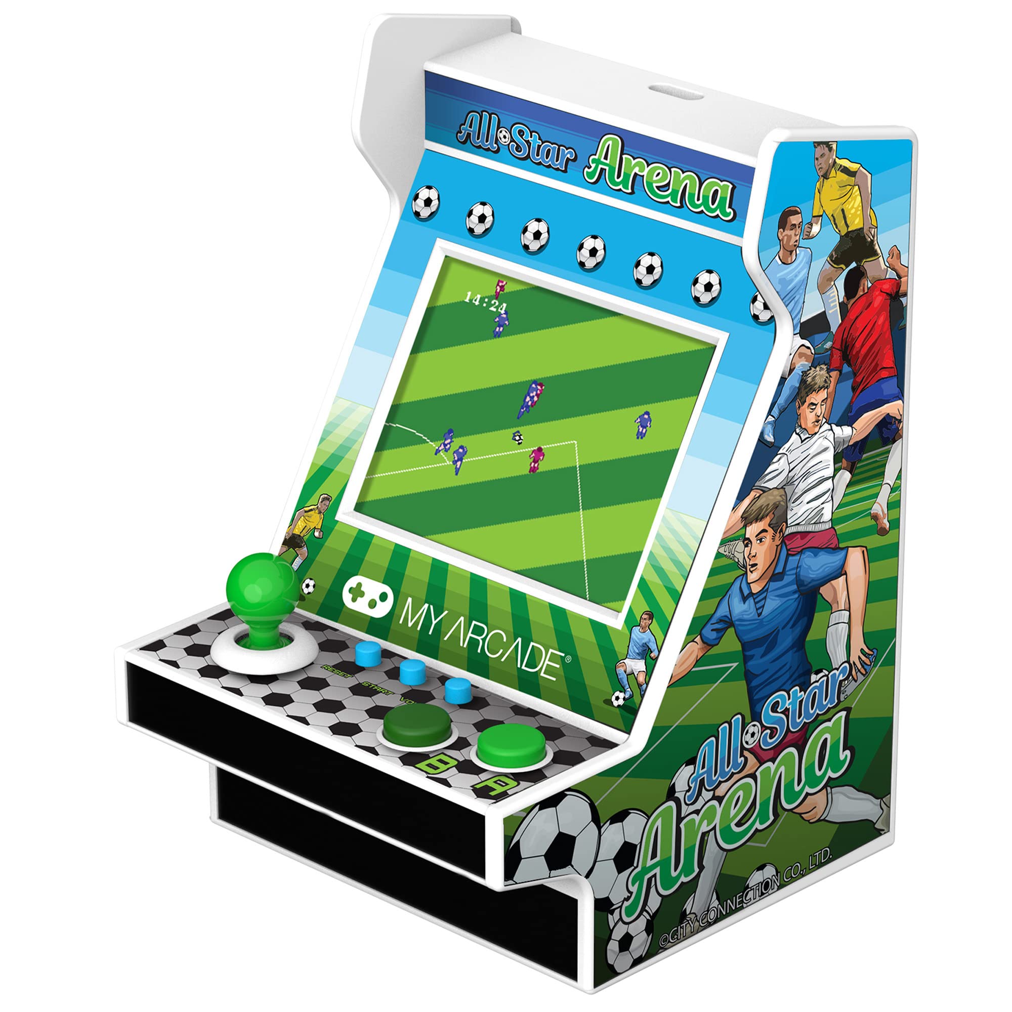 My Arcade Nano Player All-Star Arena Mini Cabina Retro, 207 Juegos En 1