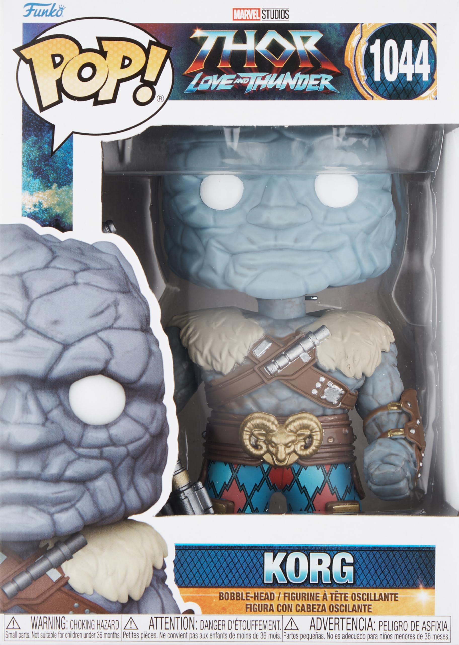 Funko Pop! Marvel: Thor: Love And Thunder - Korg - Figura De Vinilo Coleccionable - Idea De Regalo- Mercancia Oficial - Juguetes Para NiñOs Y Adultos - Movies Fans - MuñEco Para Coleccionistas