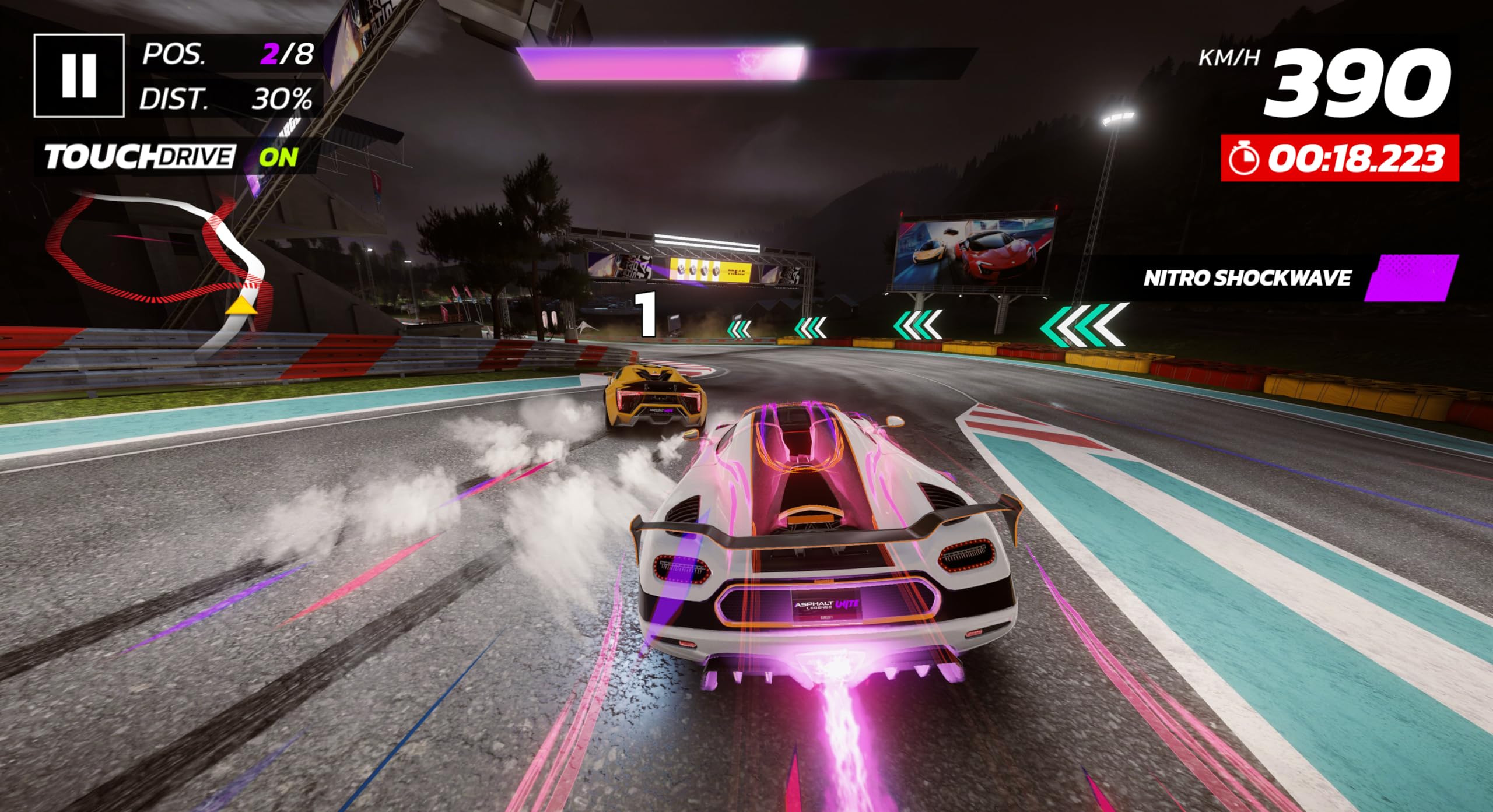 Asphalt Legen DS - unite: Supercharged edition