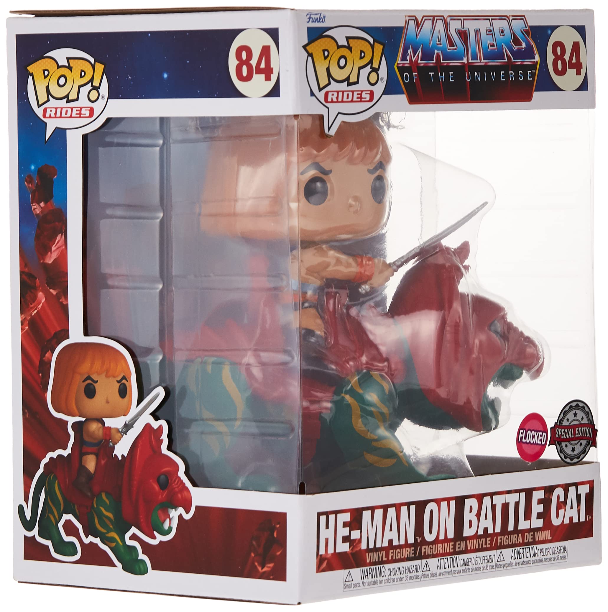 Funko Pop! Ride Deluxe: Masters Of The Universe - He-Man On Bc - Afelpado - Masters Del Universo - Figura De Vinilo Coleccionable - Idea De Regalo- Mercancia Oficial - Juguetes Para NiñOs Y Adultos