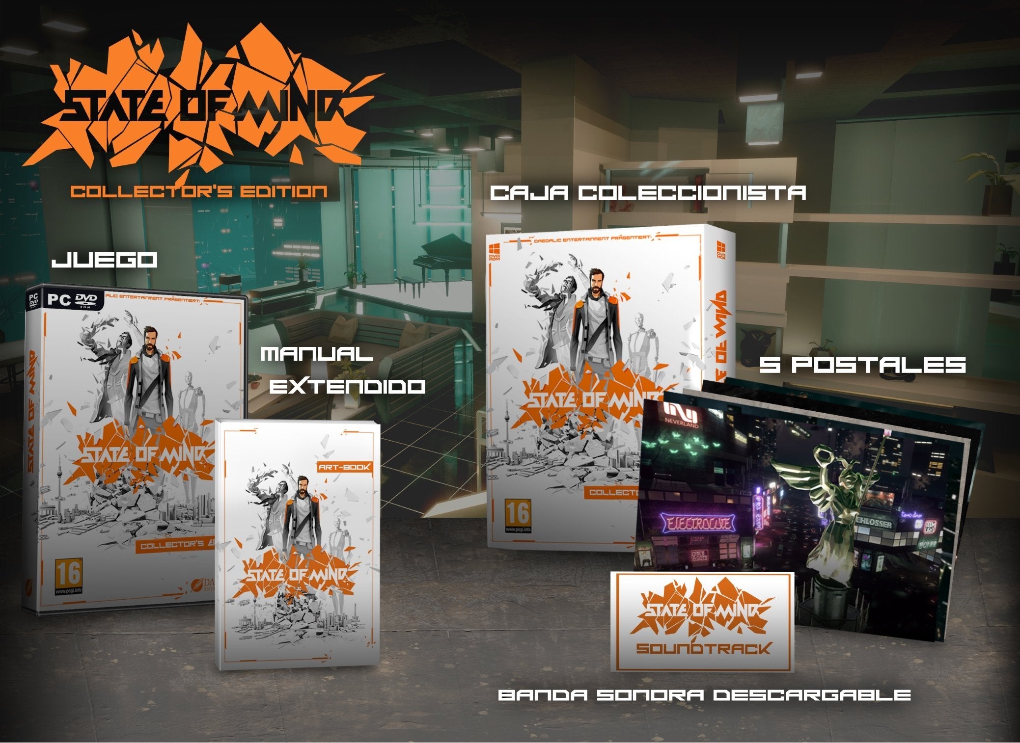State Of Mind - Collector'S Edition Pc [Pal Esp] - Nuevo