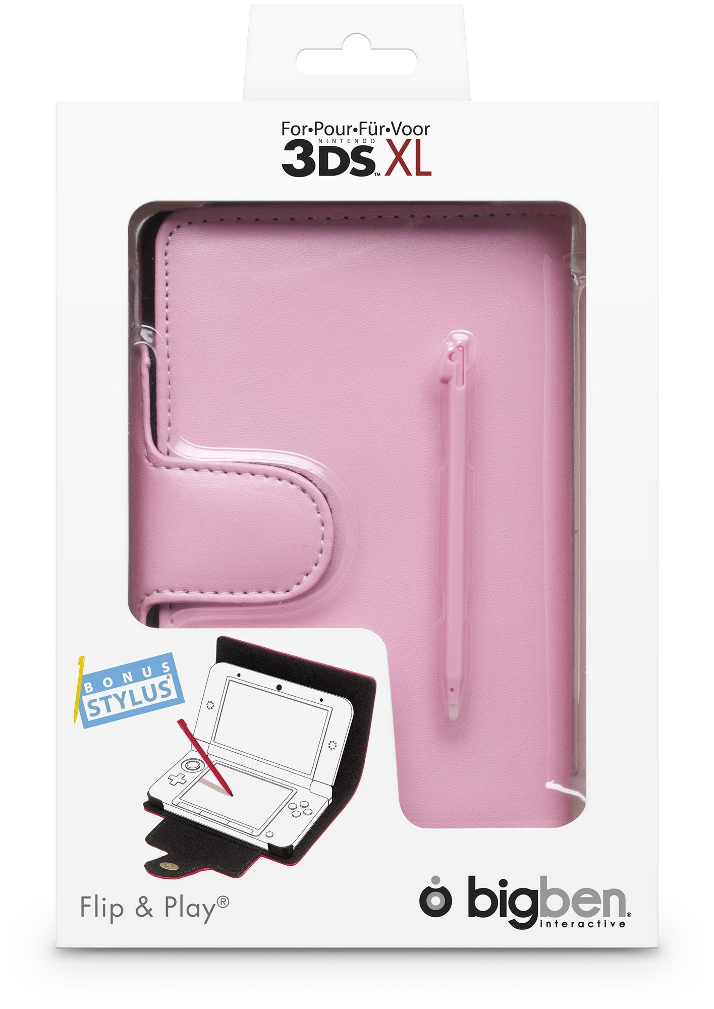 Nintendo 3DS XL - Housse de protection - modèle assorti : couleur noir, gris, bleu, rouge, rose [importation allemande]
