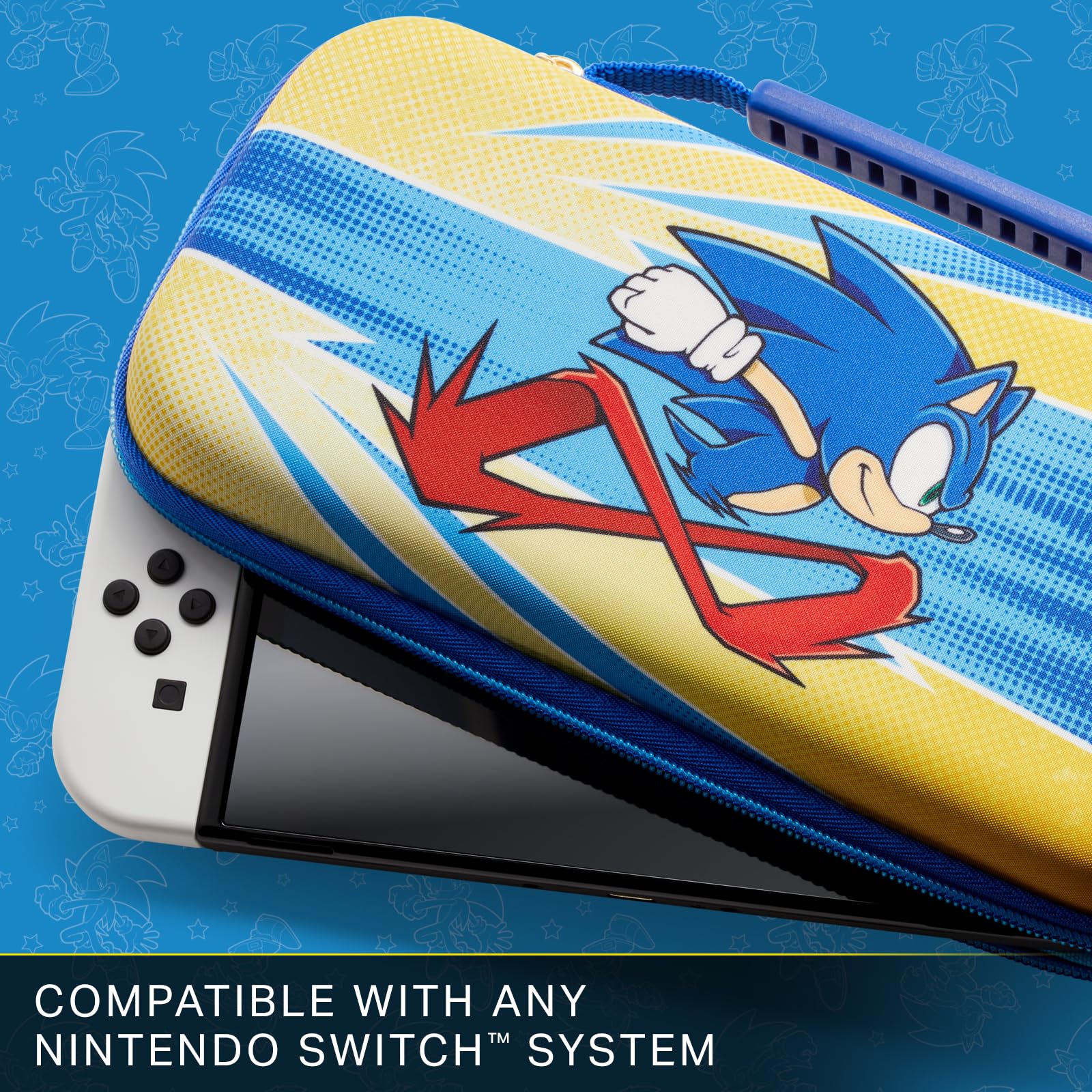 Funda Powera Estuche Protector Sonic Peel Out ( NINTENDO SWITCH - ) - Almacenamiento