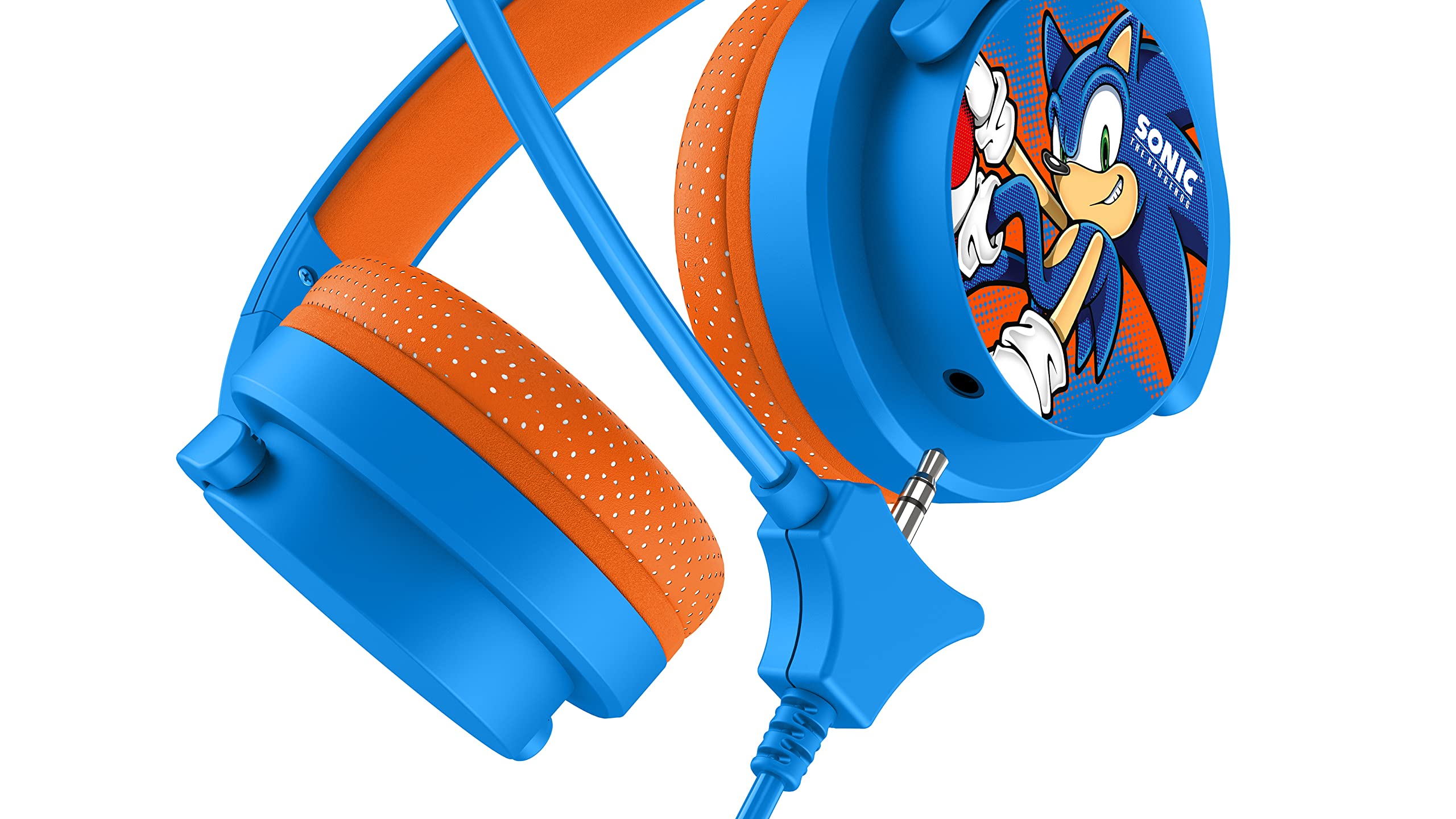 OTL Technologies SH0907 Sonic The Hedgehog Casque de studio filaire interactif avec microphone amovible