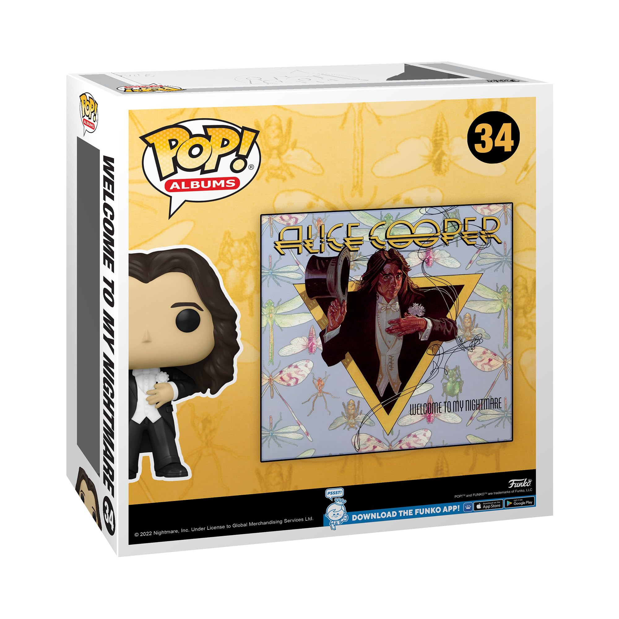 Funko Pop! Albums Alice Cooper - Figura de Vinilo Coleccionable - Edición de Exhibición - Regalo Ideal para Fans y Coleccionistas