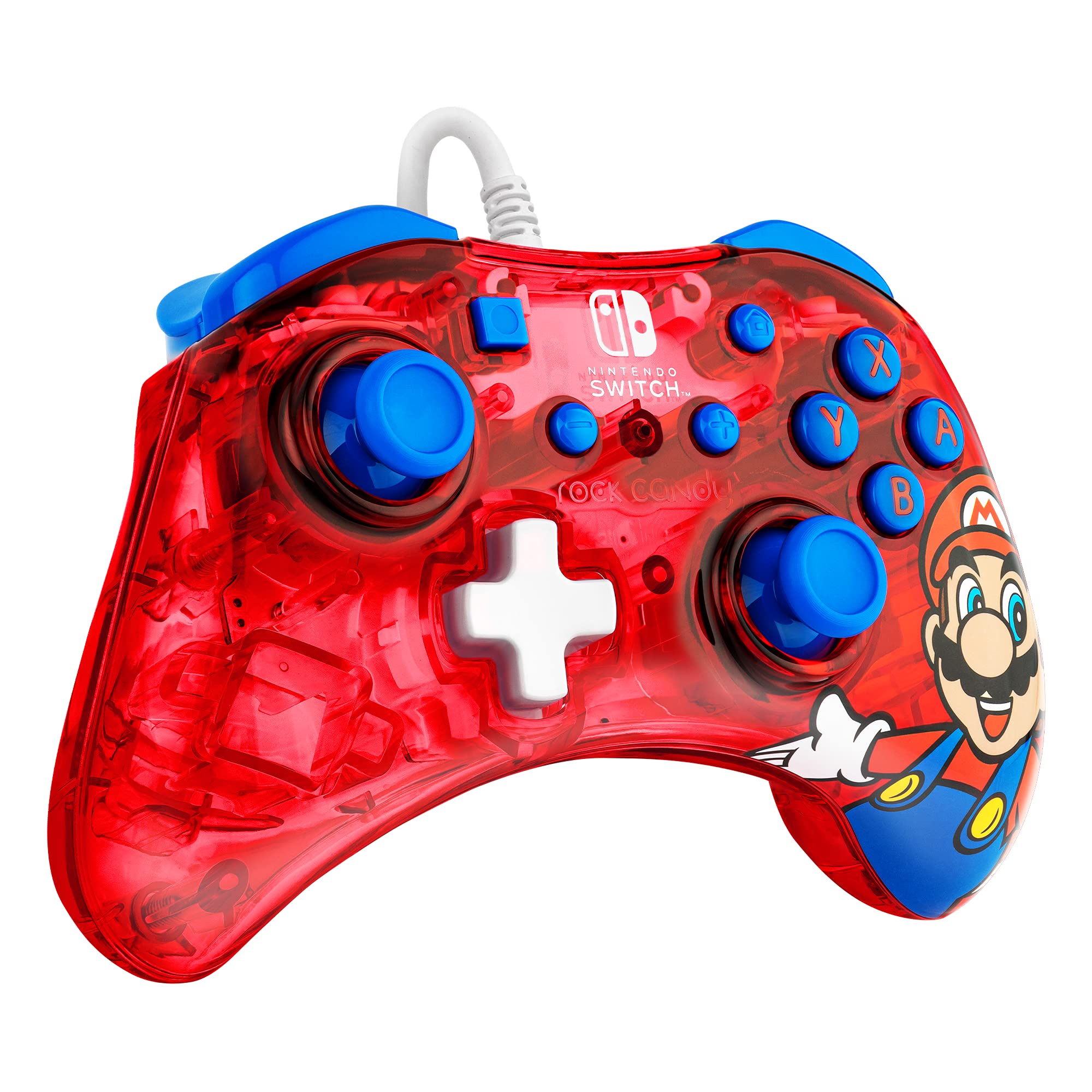 Mando Nintendo Switch Rock Candy Con Cable Mario
