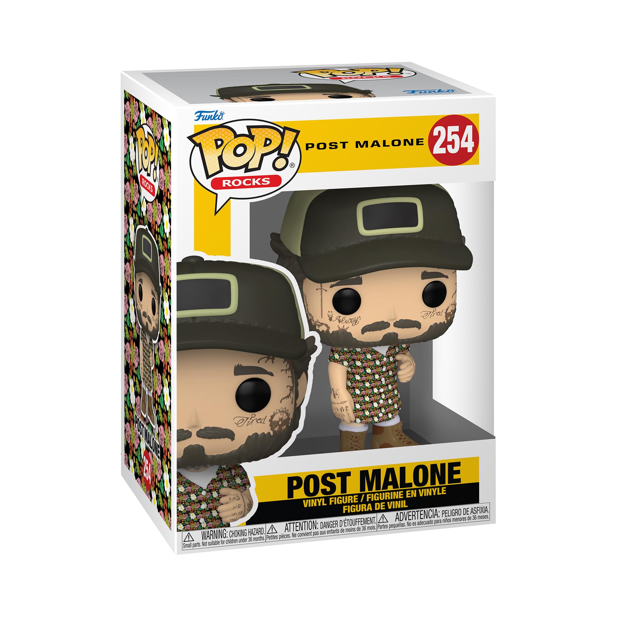 Funko Pop! Rocks : Post Malone Sundress - Figurine en vinyle à collectionner - Idée cadeau - Marchandise officielle - Jouets pour enfants et adultes - Fans de musique - Poupée pour collectionneurs et exposition