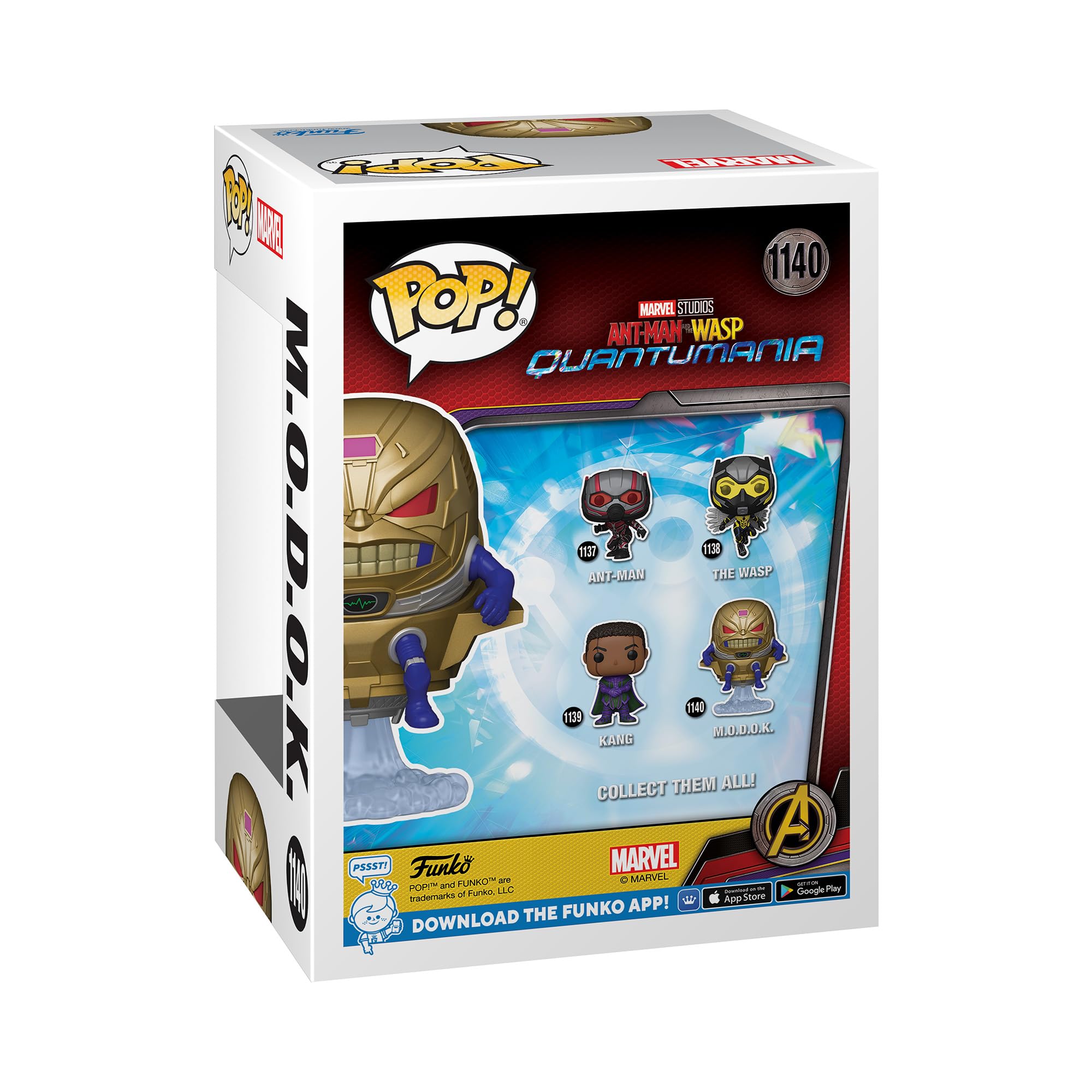 Funko Pop! Vinyl Marvel: Ant-Man Quantumania - Modok - M.O.D.O.K - Figura De Vinilo Coleccionable - Idea De Regalo- Mercancia Oficial - Juguetes Para NiñOs Y Adultos - Movies Fans