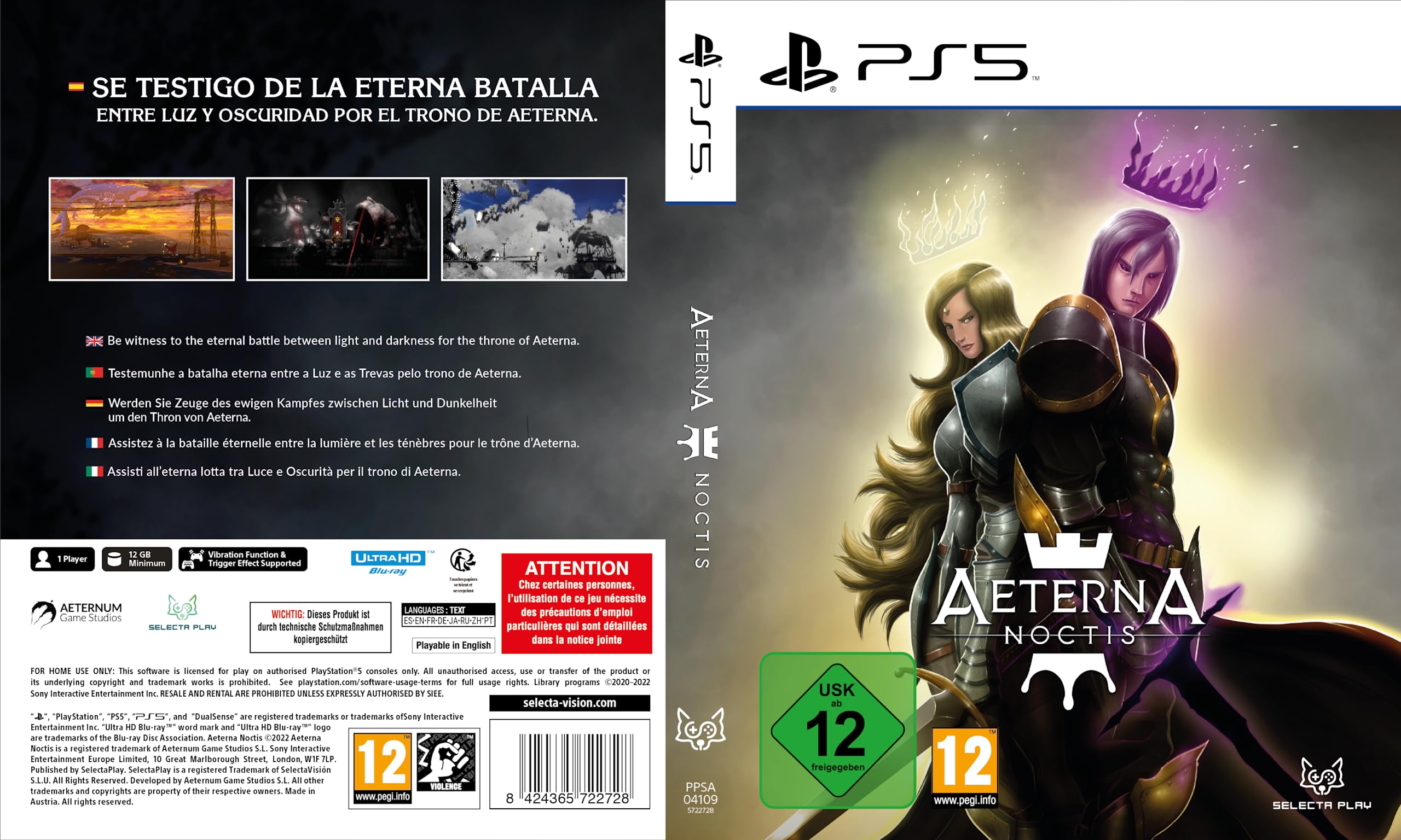 Aeterna Noctis Caos Edition PS5 - PAL ESP - Nuevo