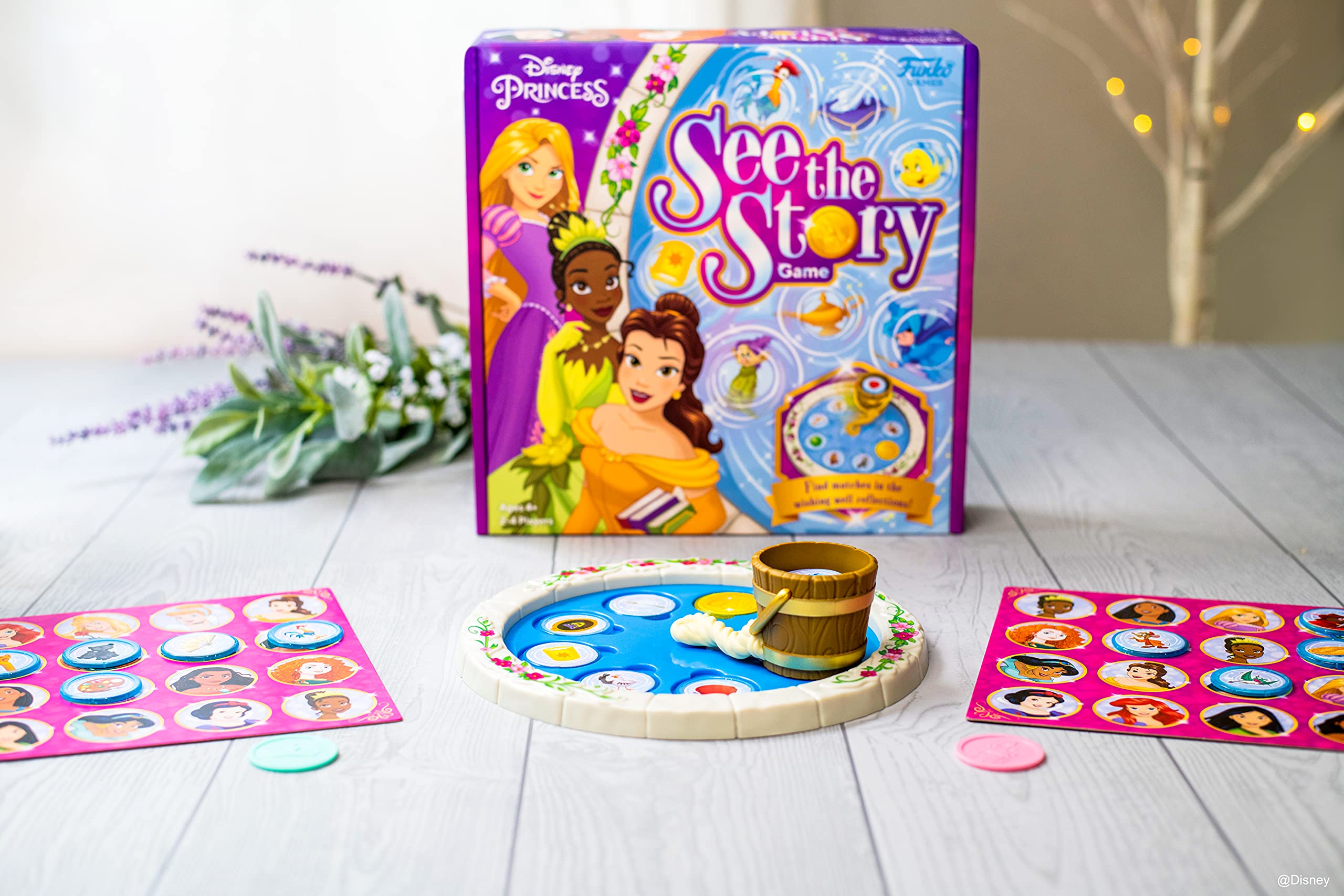 Juego De Tablero Funko Games Disney Princess See The Story #53754
