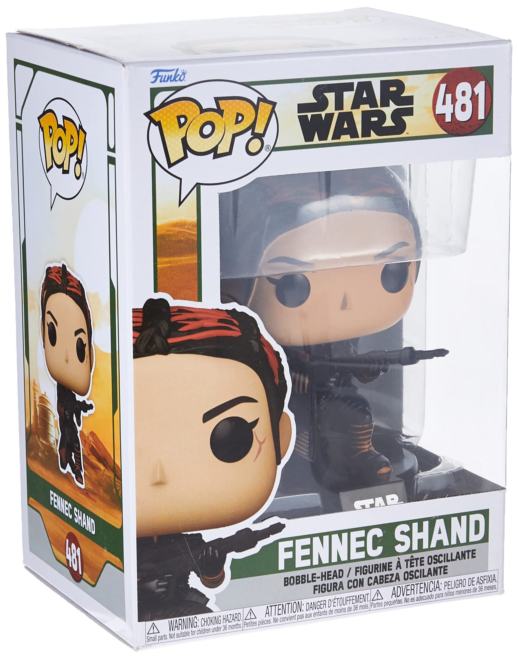 Funko Pop! Star Wars: Book Of Boba Fett - Fennec Shand - Figura De Vinilo Coleccionable - Idea De Regalo- Mercancia Oficial - Juguetes Para NiñOs Y Adultos - Movies Fans