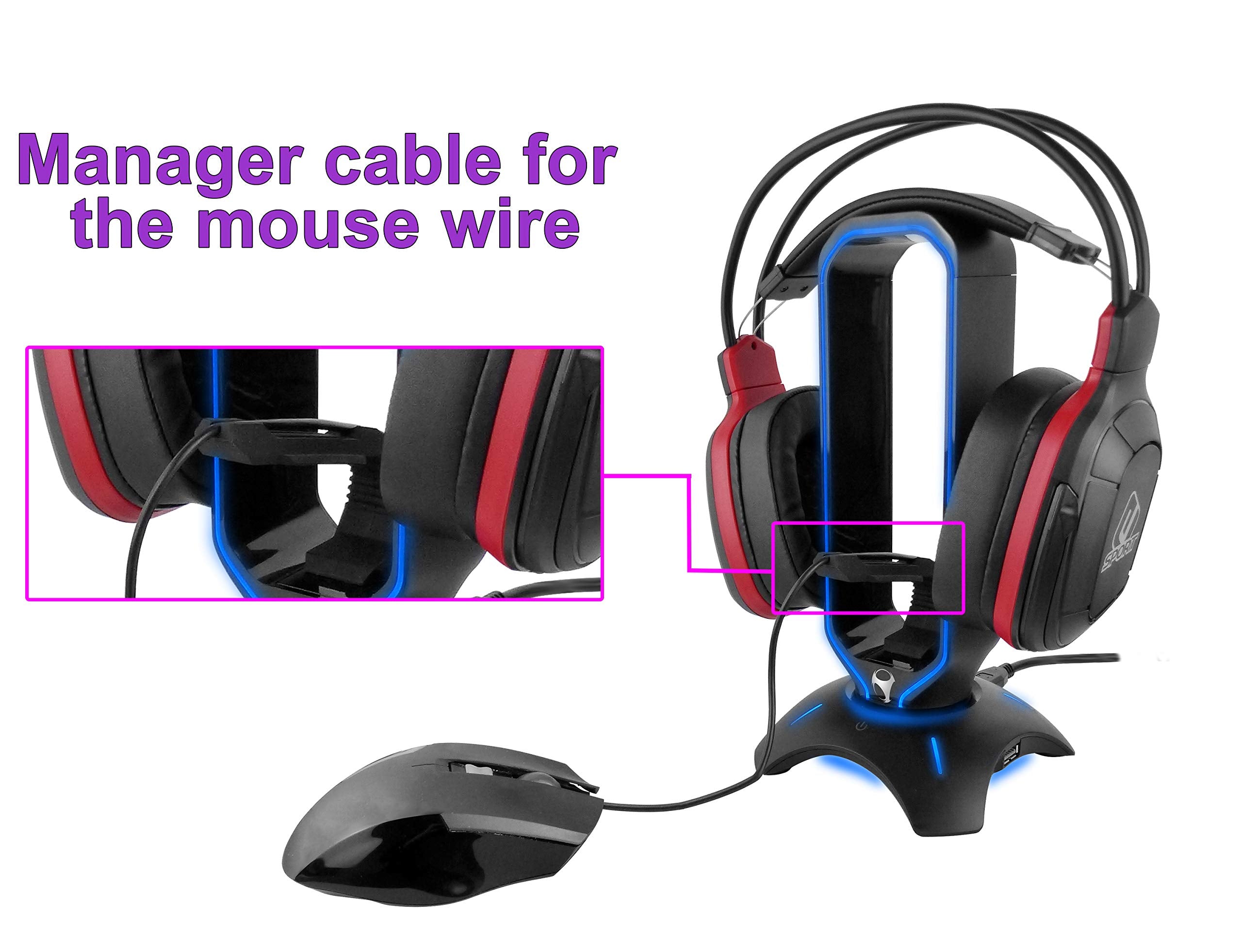 Subsonic - EstacióN De Almacenamiento Para Gamers Con Led Y Puerto Usb Para Auriculares De Juegos ( XBOX - One)