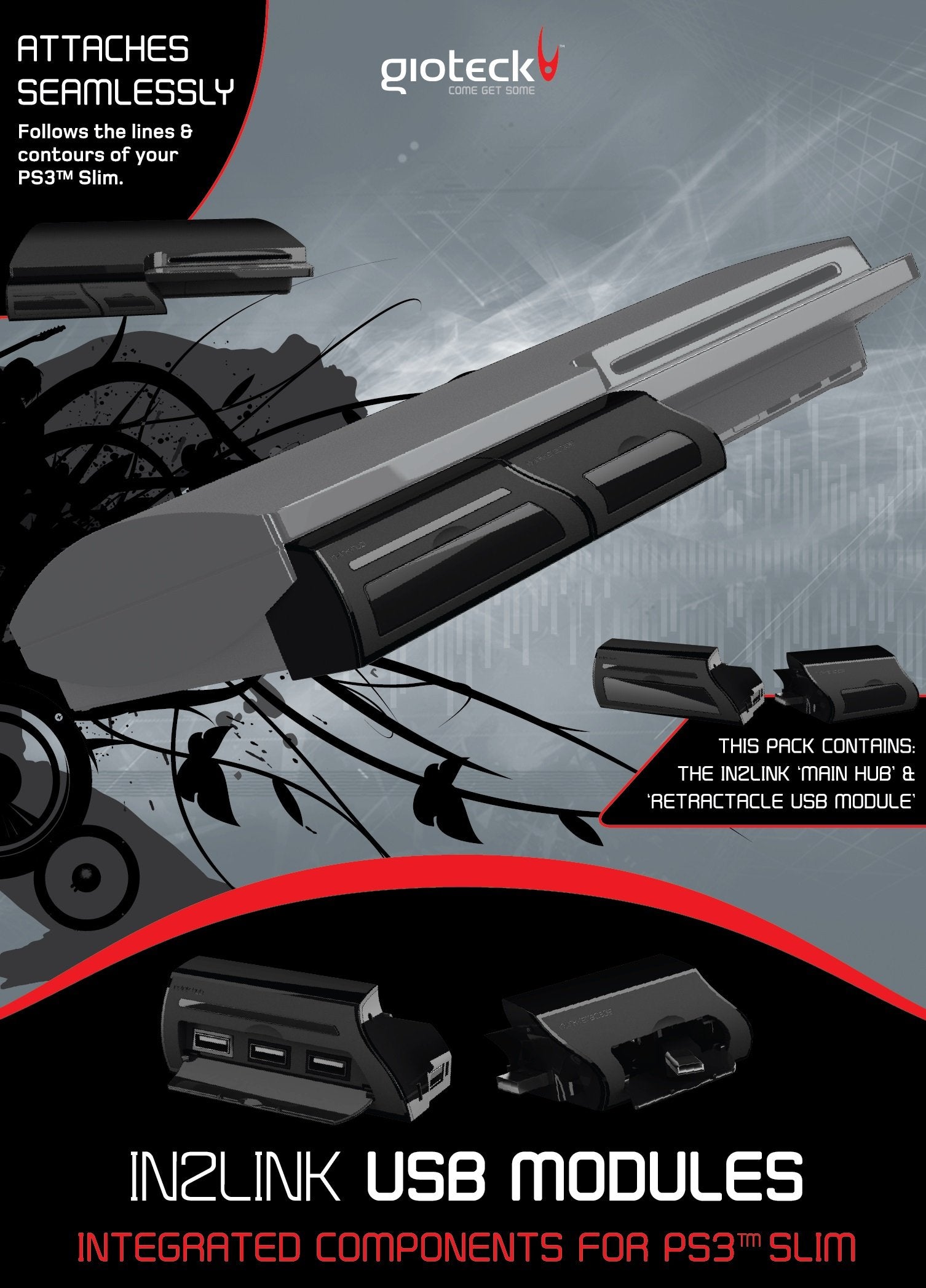 Gioteck - Module USB In2Link (PS3)