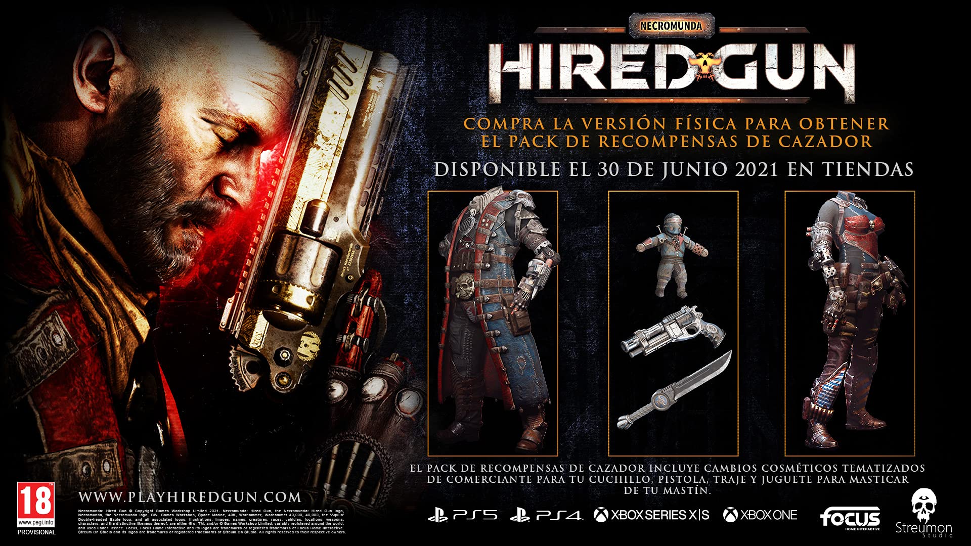 Necromunda Hired Gun XBOX - SERIES X PAL ESP - Nuevo