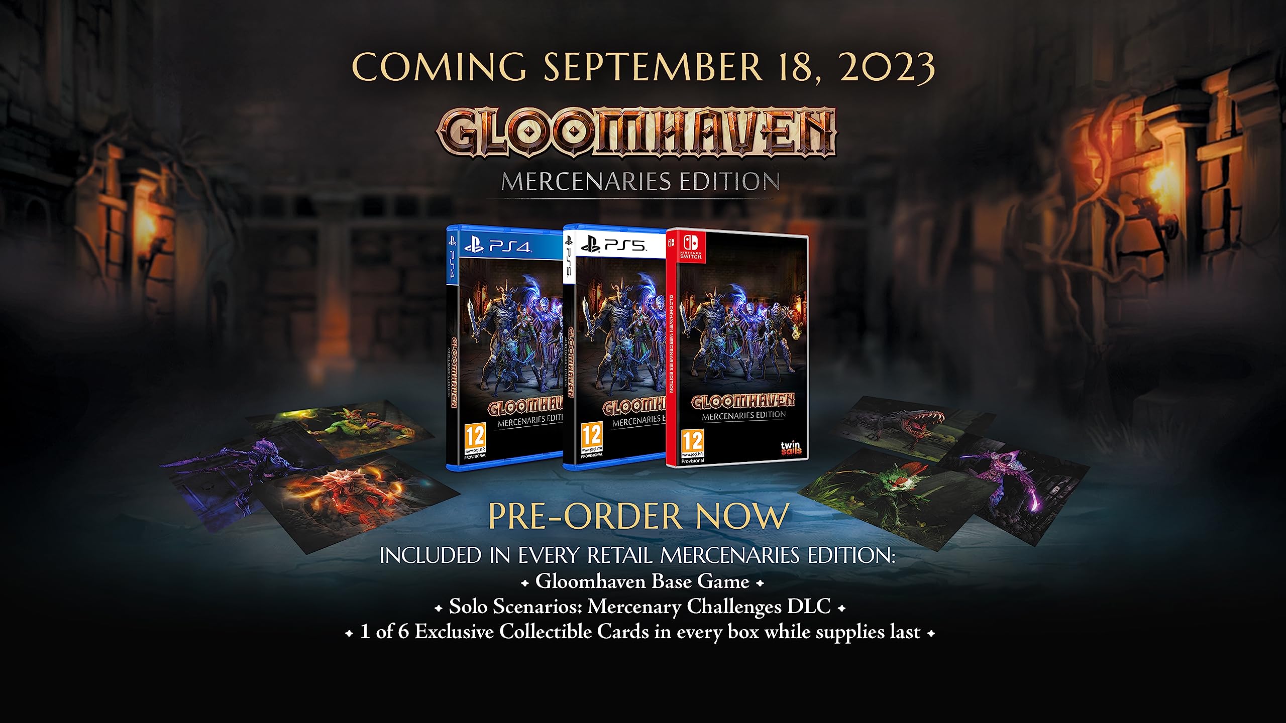 Gloomhaven: Mercenaries Edition - FRE/ITA/SPA