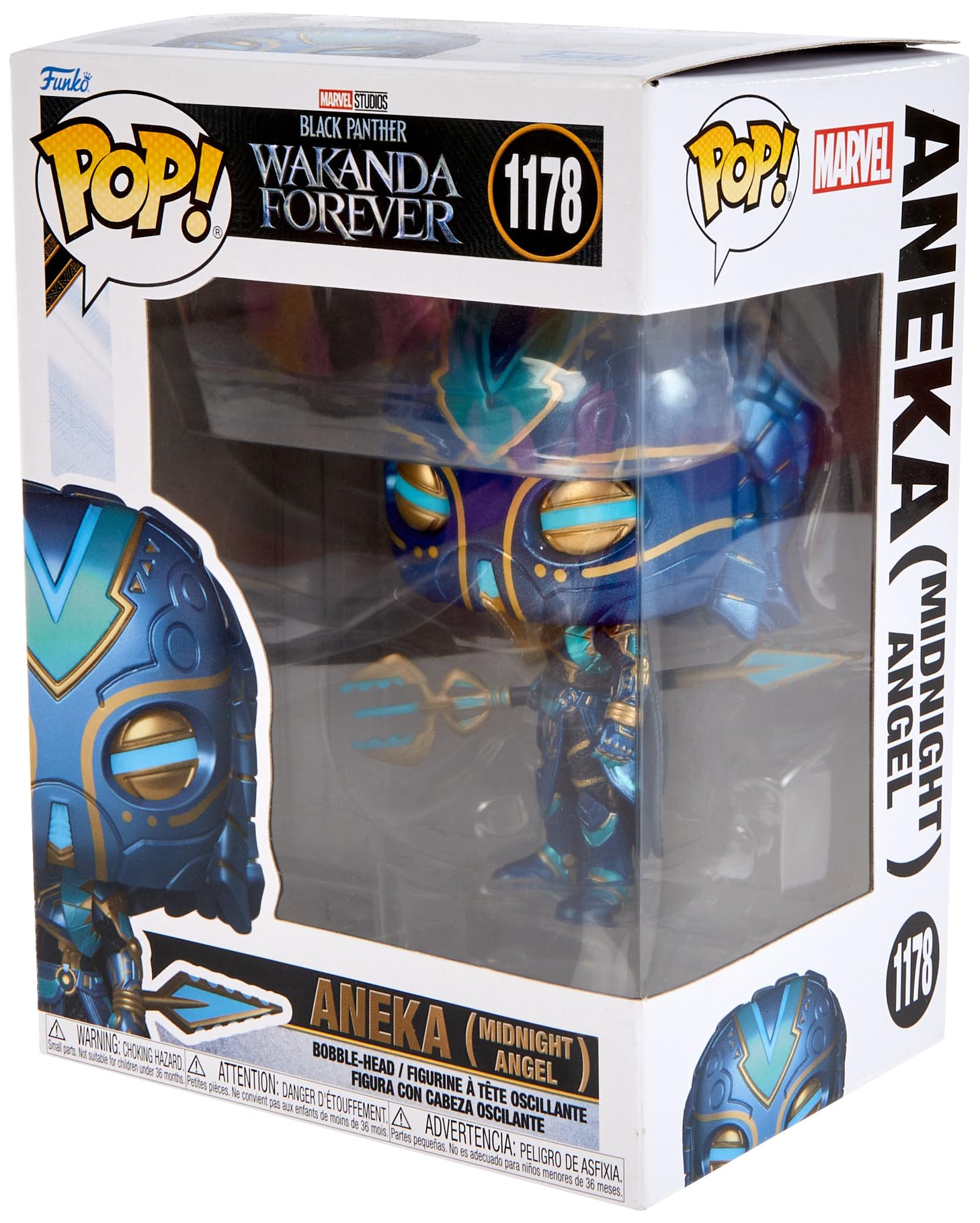 Funko Pop! Marvel: Black Panther: Wakanda Forever - Aneka - (Midnight Angel) - Figura De Vinilo Coleccionable - Idea De Regalo- Mercancia Oficial - Juguetes Para NiñOs Y Adultos - Movies Fans