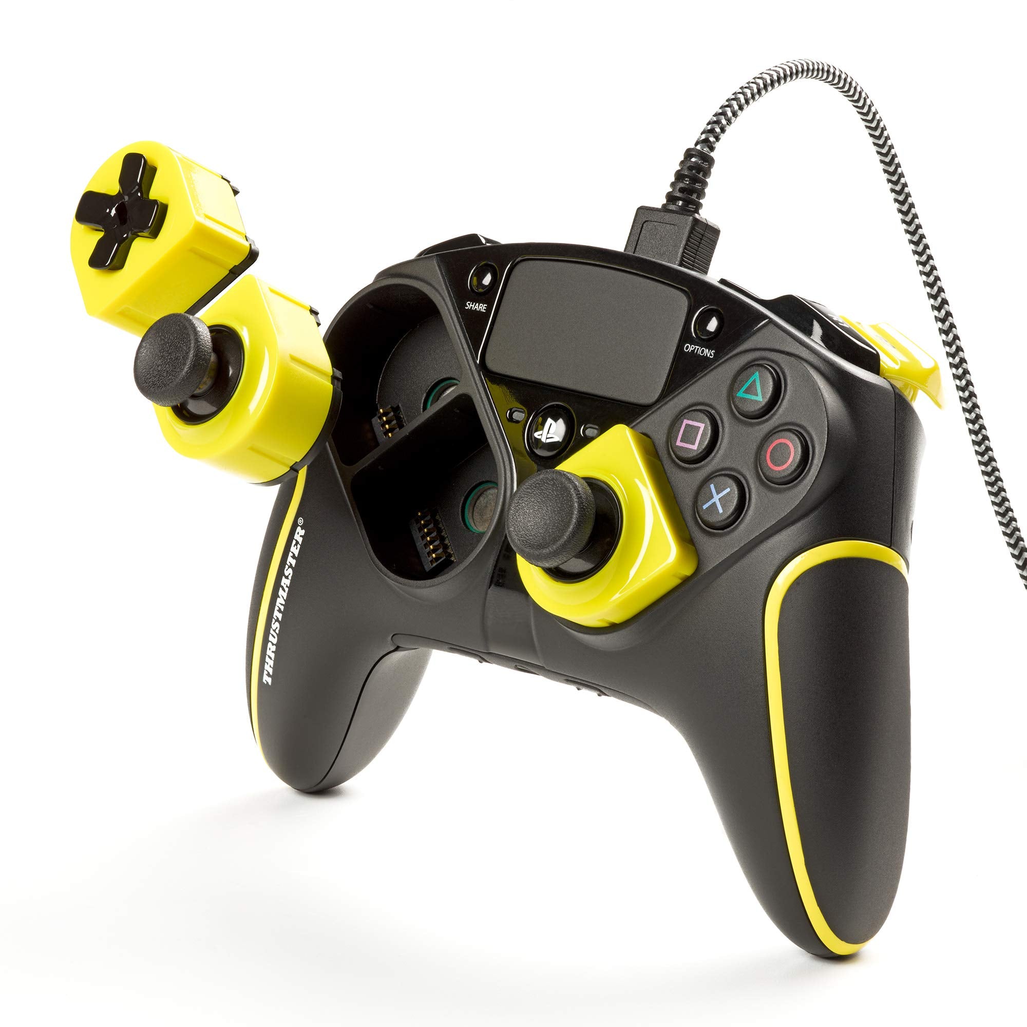 Thrustmaster - Eswap Yellow Color Pack - Pack De 7 MóDulos Oficiales En Amarillo Y Negro Para El Eswap Pro Controller Para PS4 - /PC (PlayStation)