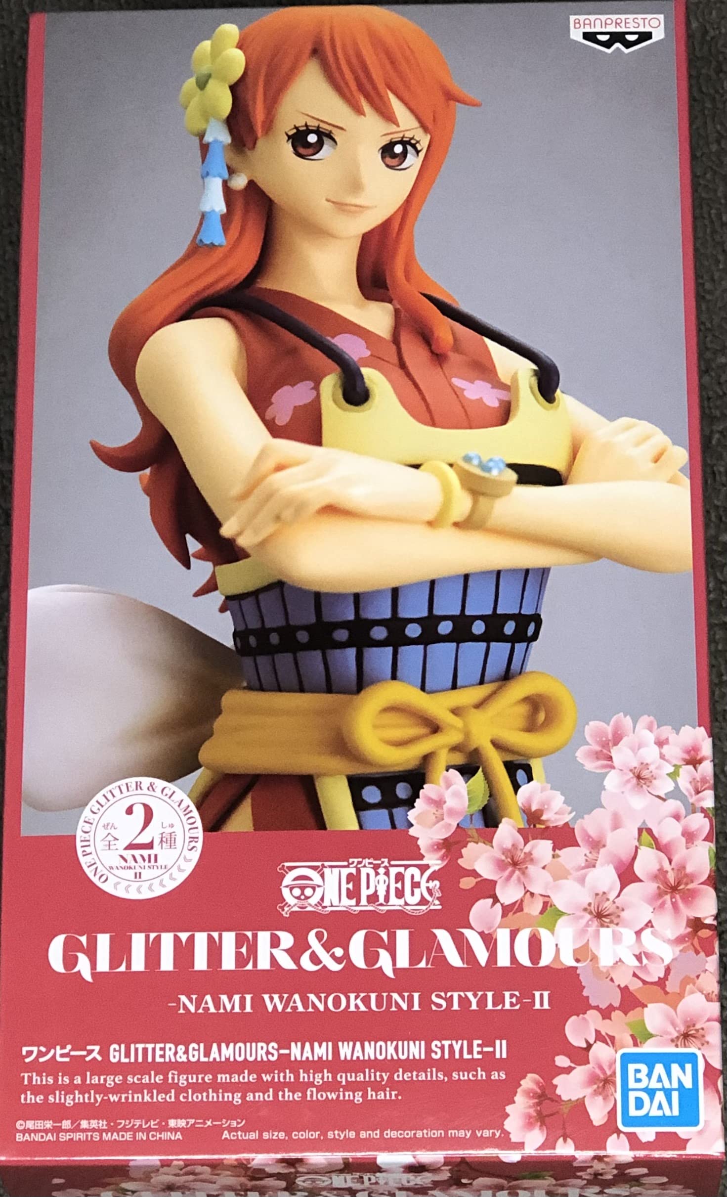 Banpresto Figura De AccióN Nami (Ver.A) One Piece - Glitter&Glamours Wanokuni Style Ii 25cm Bp18467 Multicolor