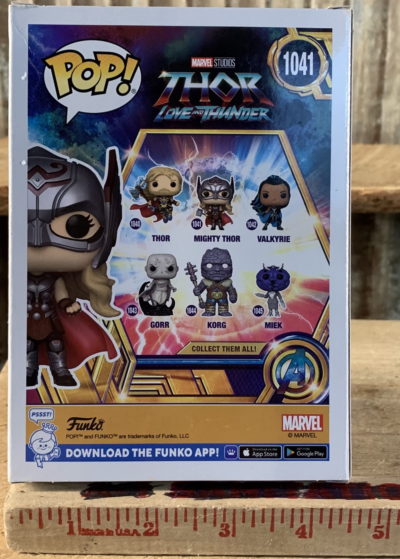 Funko Pop! Marvel: Thor: Love And Thunder - Mighty Thor - Figura De Vinilo Coleccionable - Idea De Regalo- Mercancia Oficial - Juguetes Para NiñOs Y Adultos - Movies Fans - MuñEco Para Coleccionistas