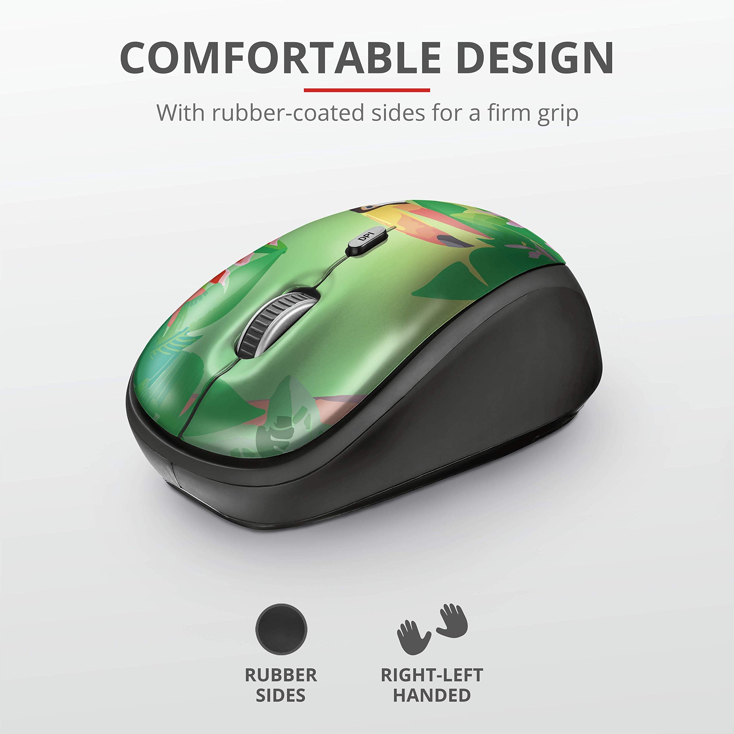 Souris sans fil Trust Yvi - Verte