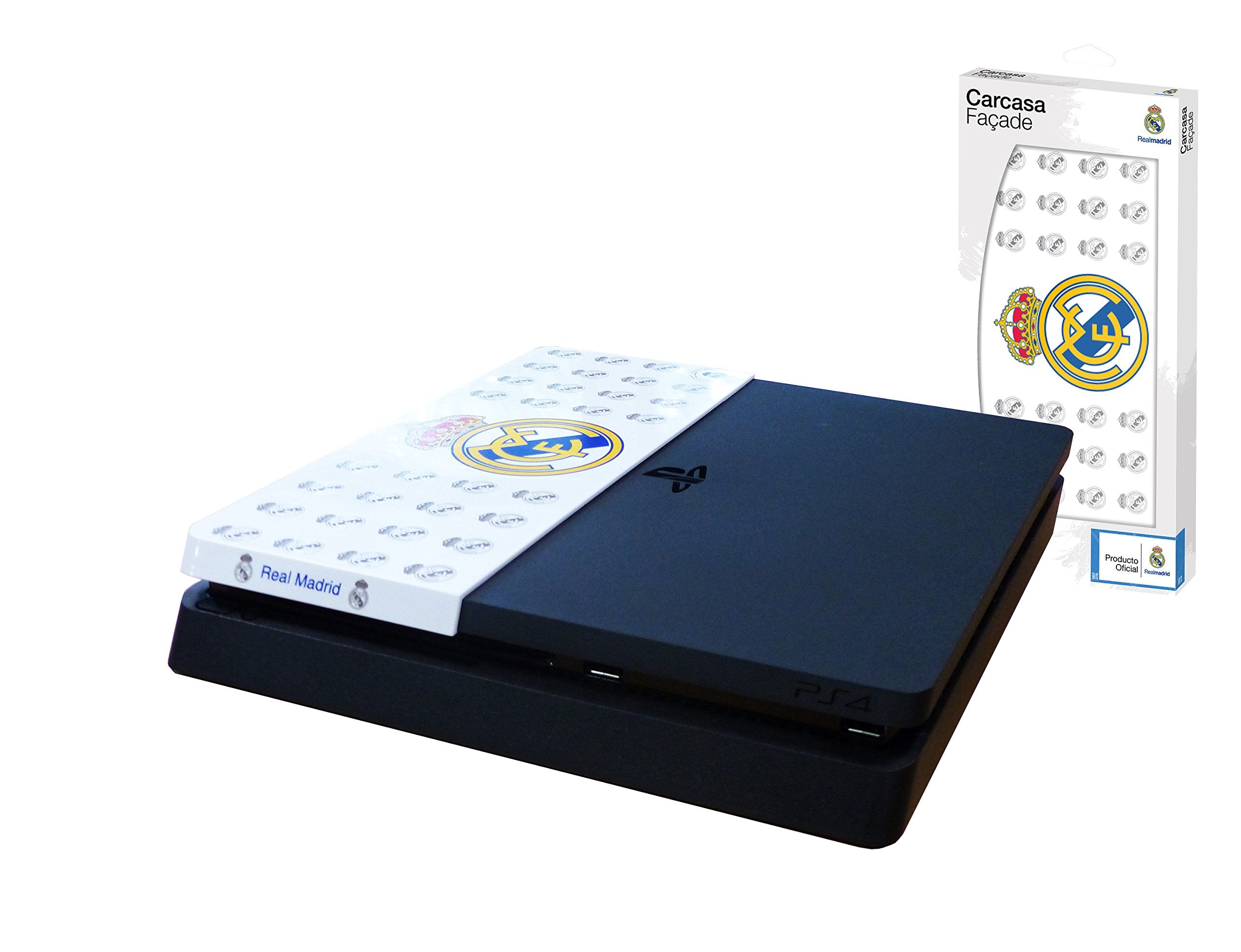 Subsonic - Coque personnalisée Faceplate Licence officielle Real Madrid (PS4 Slim)