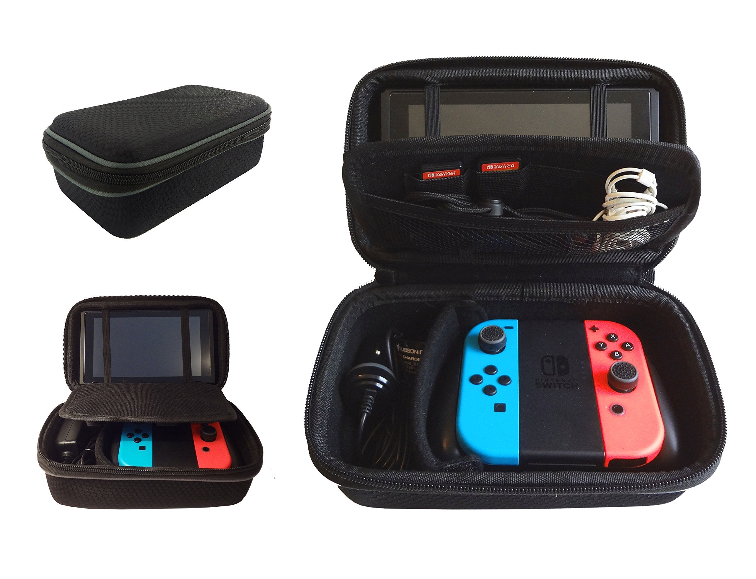 Subsonic - Mallette de rangement et de transport pour Switch et accessoires