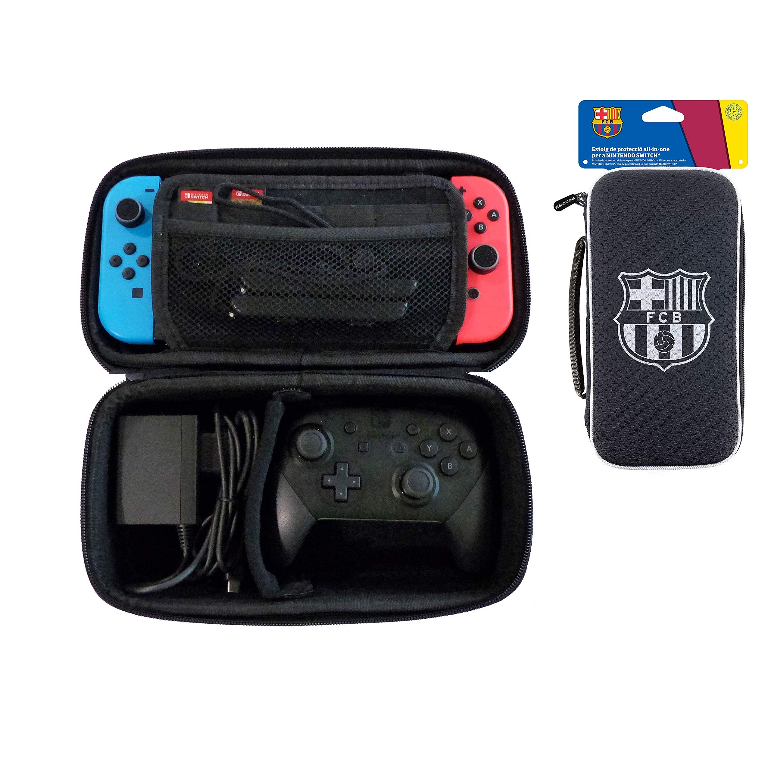 Fc Barcelona - Estuche All In One ( NINTENDO SWITCH - )