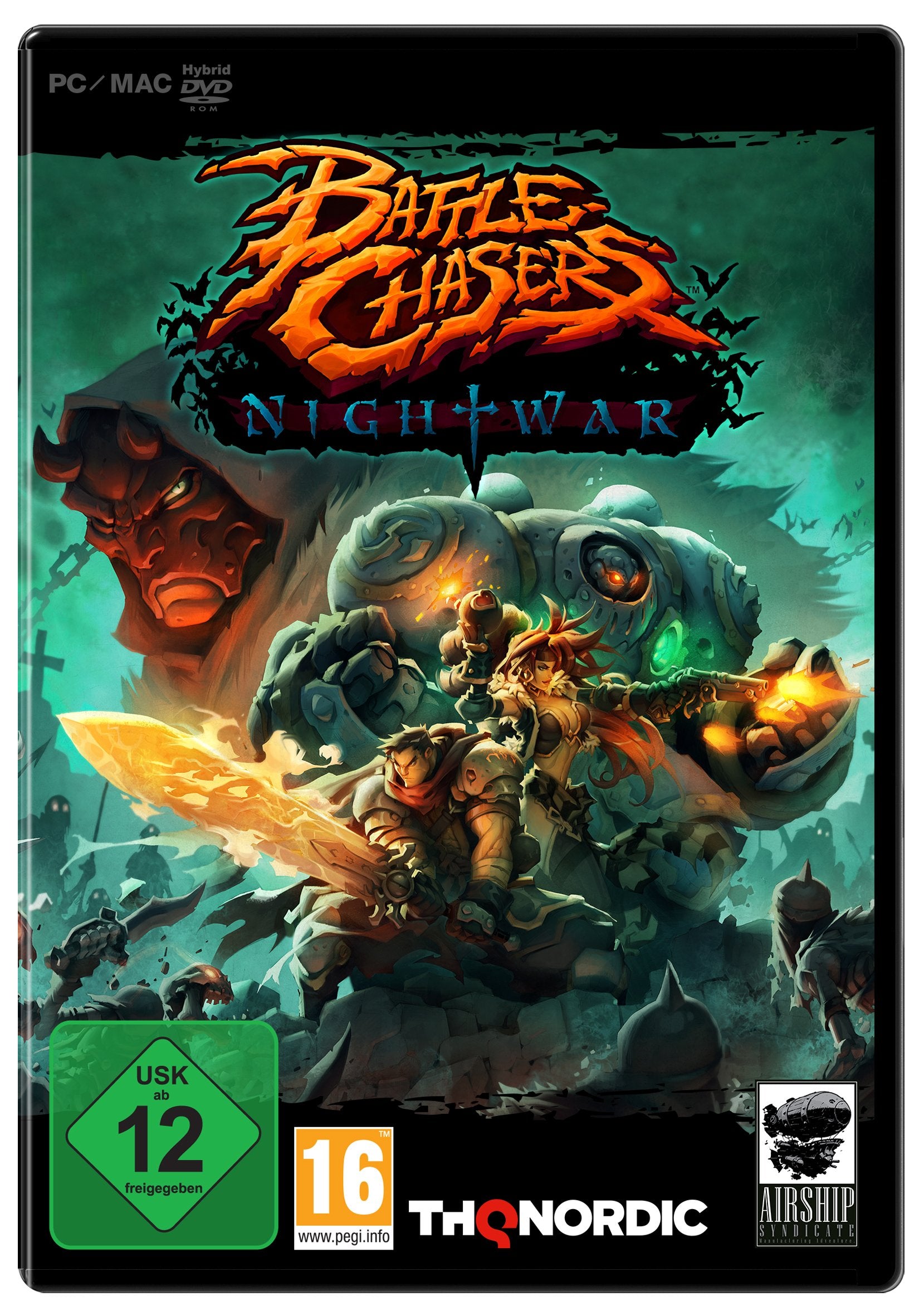 Battle Chasers: Nightwar Pc Pal Esp - Nuevo