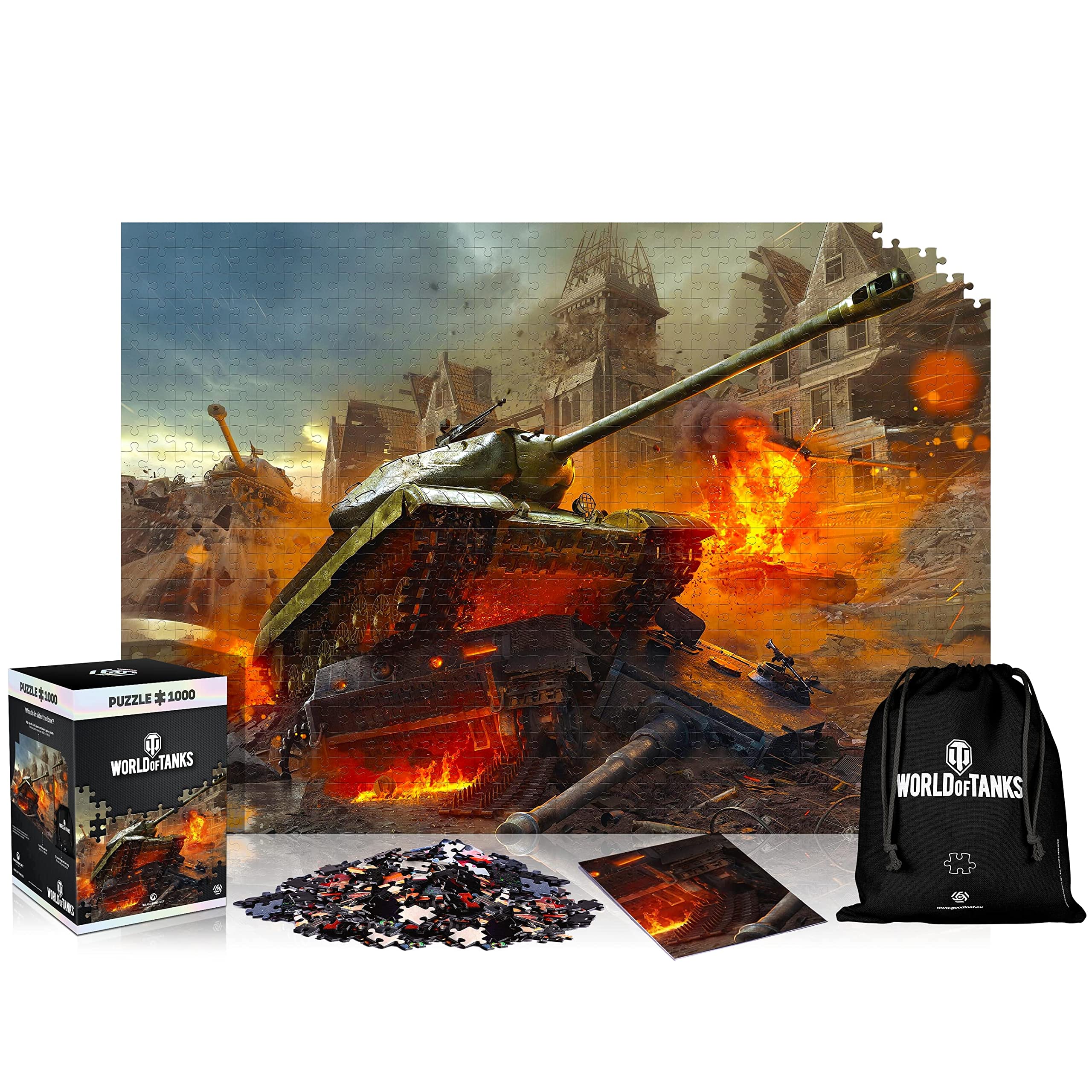 Bon butin - World of Tanks : New Frontiers Puzzles 1000, couleur (CENEGA 1070804)