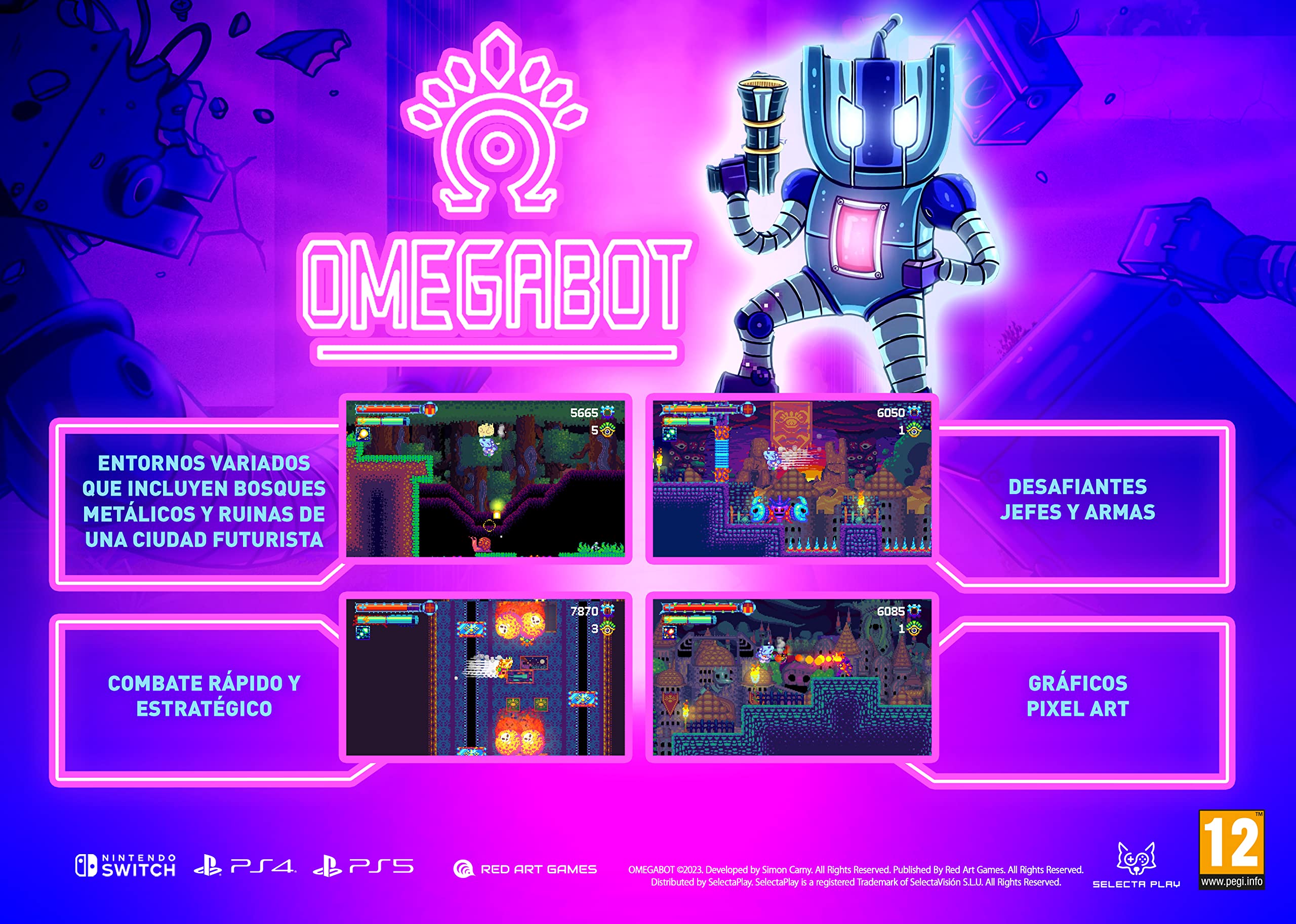 Omegabot - NINTENDO SWITCH - [PAL ESP] - Nuevo