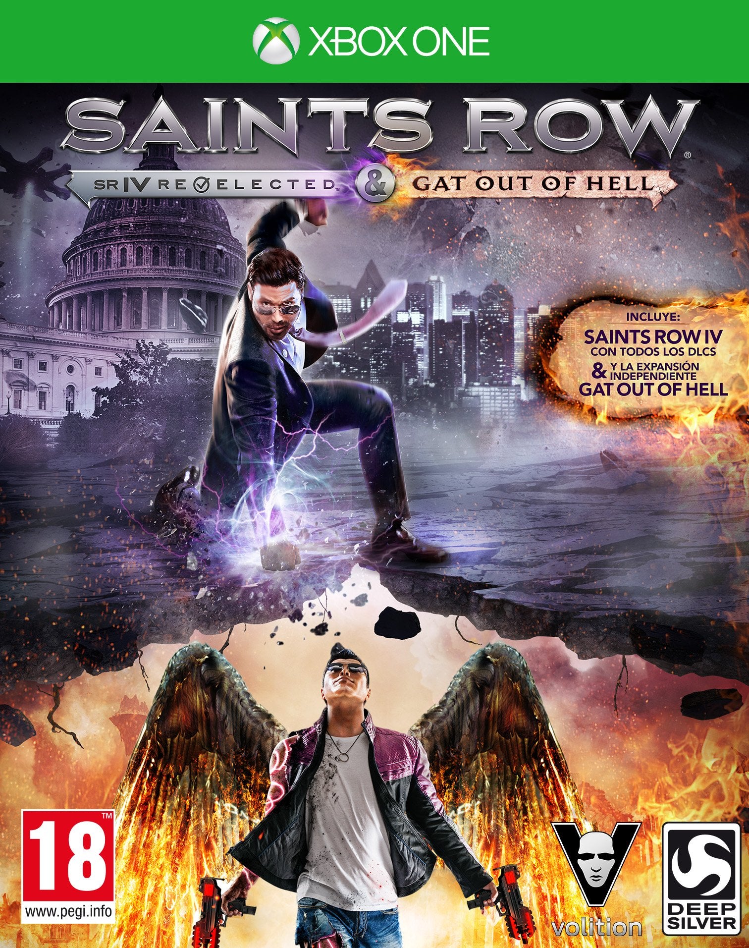 Saints Row IV: Re-Elected + Gat Out Of Hell - First Edition [PS4] [Pal ESP] - Nuevo