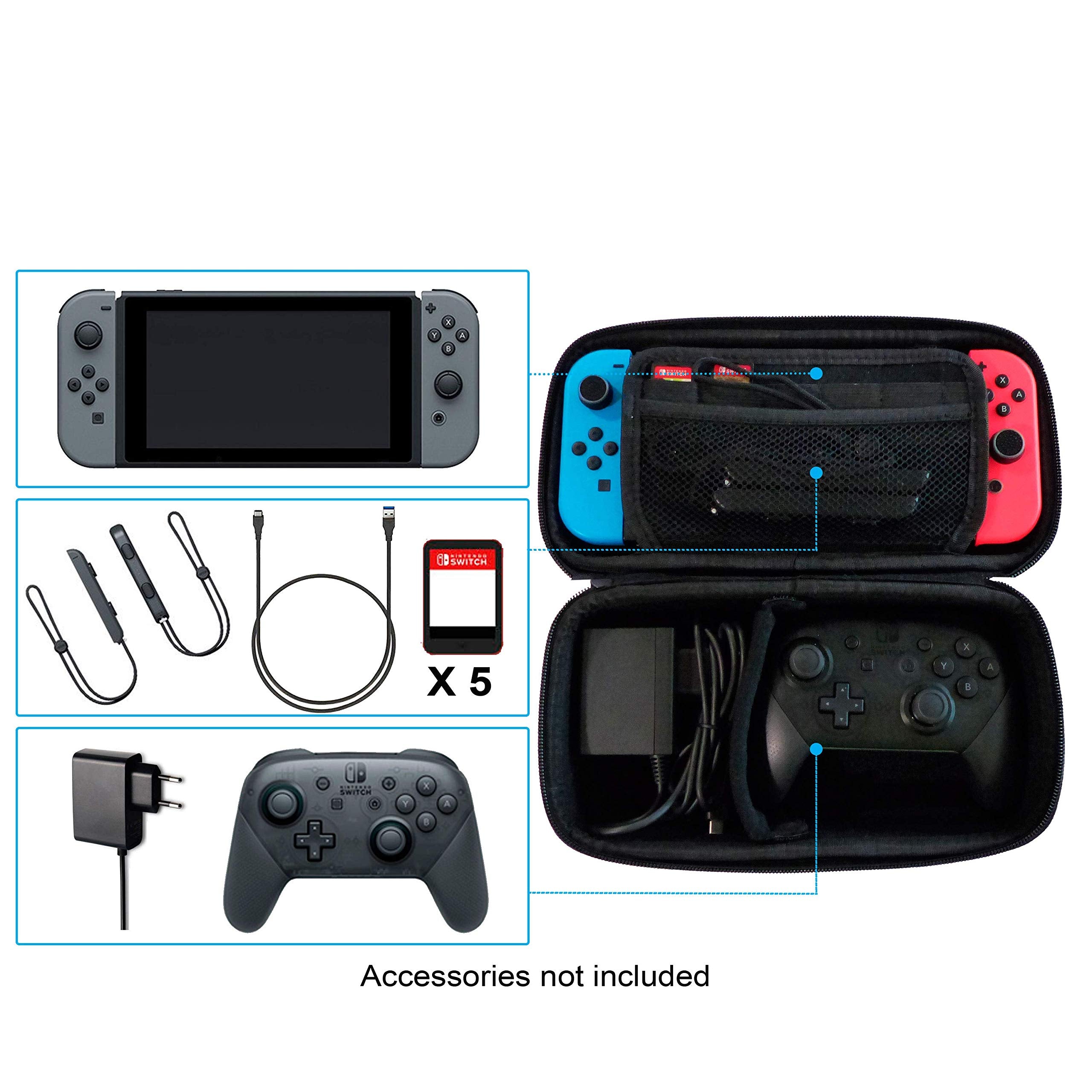 Fc Barcelona - Estuche All In One ( NINTENDO SWITCH - )