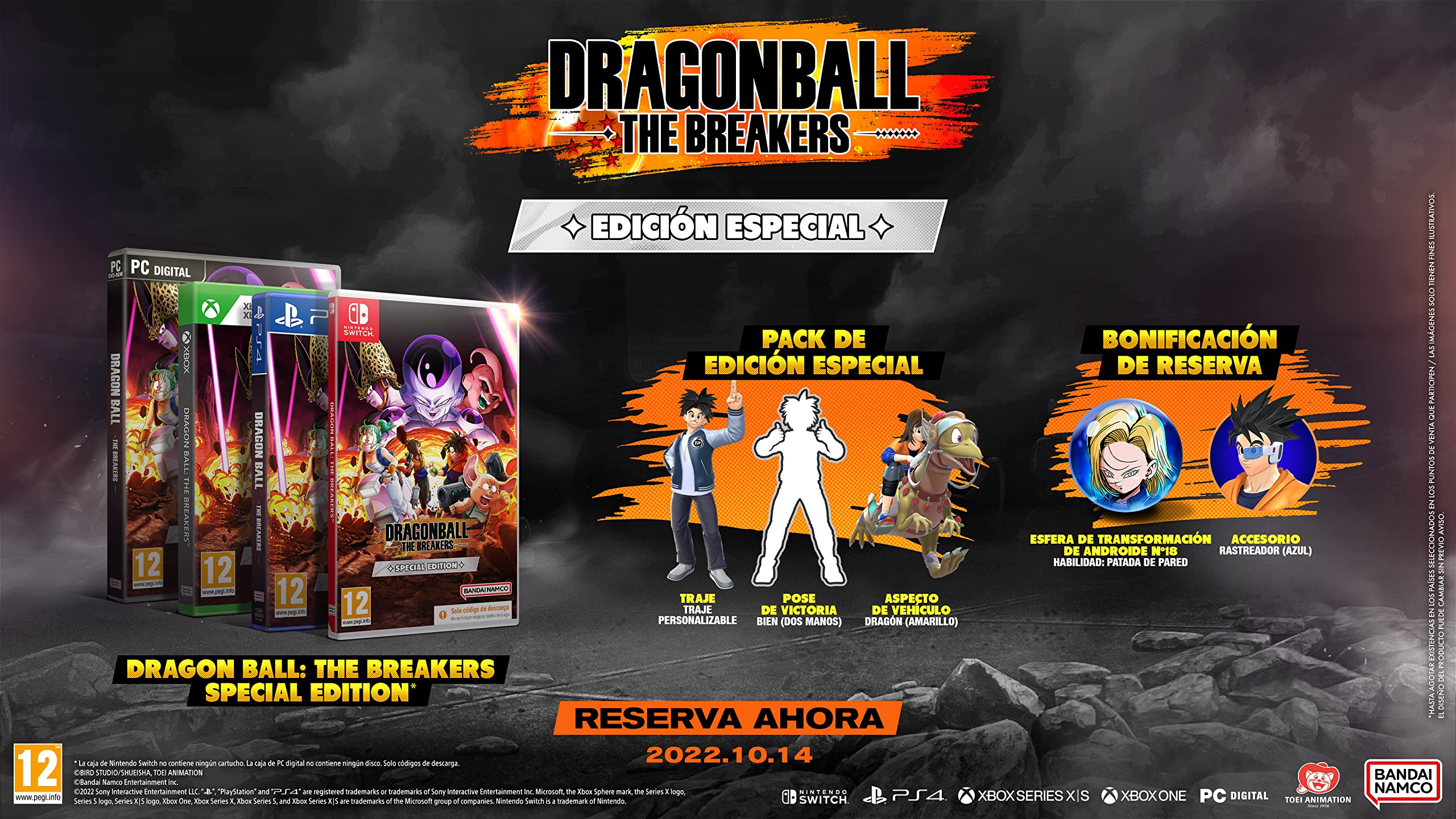 Dragon Ball: The Breakers EdicióN Especial PS4 - [PAL ESP] - Nuevo