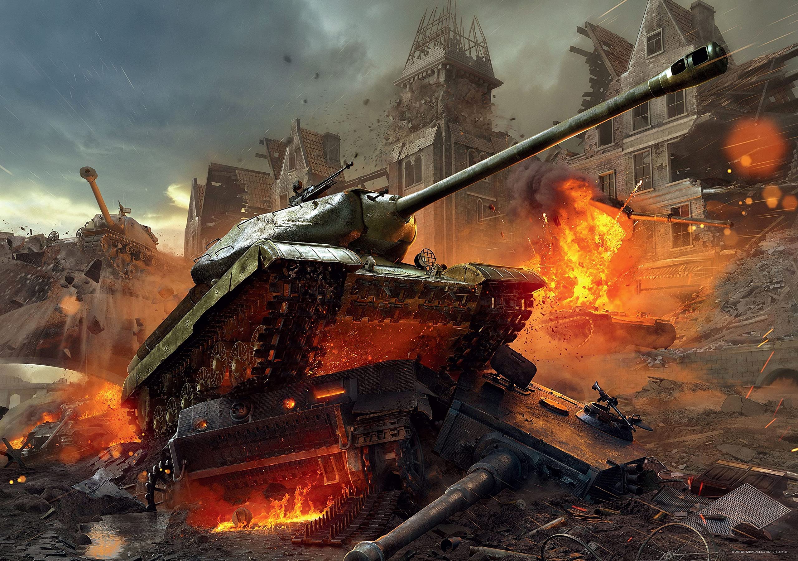 Bon butin - World of Tanks : New Frontiers Puzzles 1000, couleur (CENEGA 1070804)