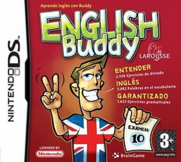 Namco Bandai Brainbuddy - Entrenador de Inglés | Juego Educativo para Mejorar Vocabulario y Comprensión