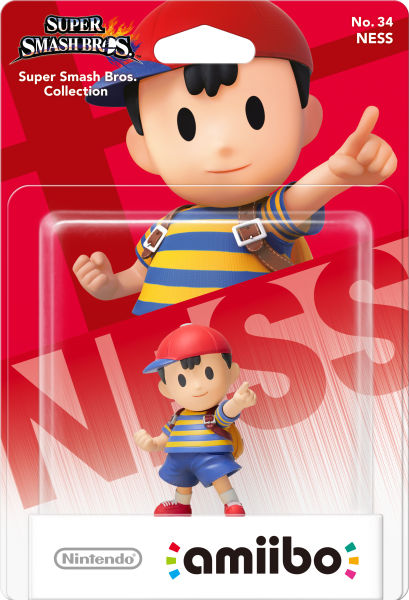 Figura Amiibo Nintendo Ness Super Smash Bros ( NINTENDO SWITCH - /Wii U/3DS) - Importación
