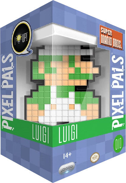 Pixel Pals 8 Bit Luigi  15 Cm