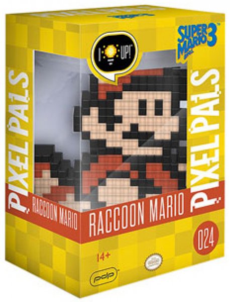 Pixel Pals Super Mario Bros 3  Raccoon Mario (024) 15 Cm