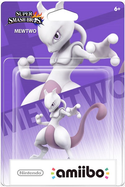 Nintendo - Figura Amiibo Mewtwo, Serie Super Smash Bros.