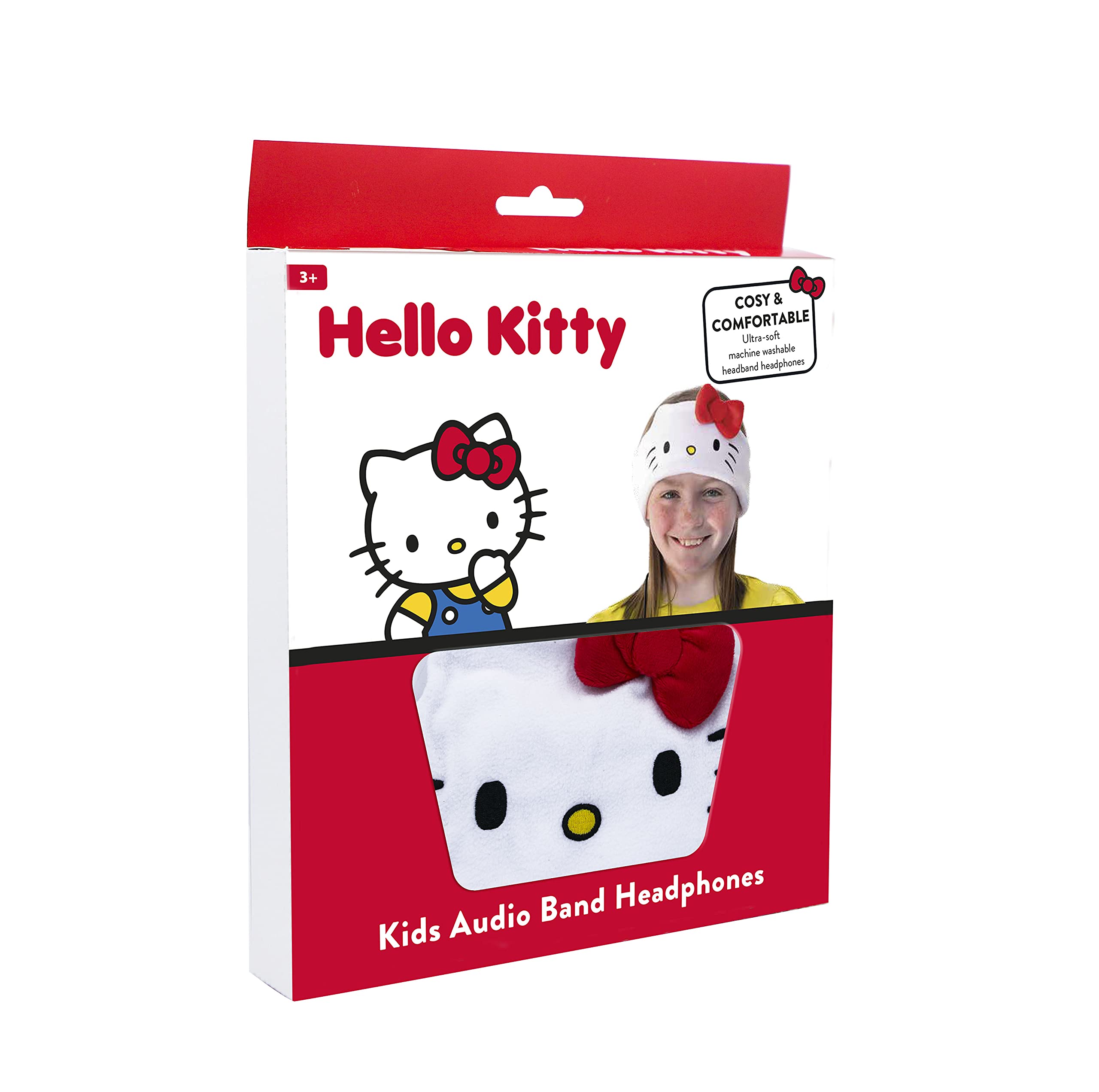 Otl Technologies Auriculares Para NiñOs Hello Kitty Diadema Blanco Para Mayores De 3 AñOs