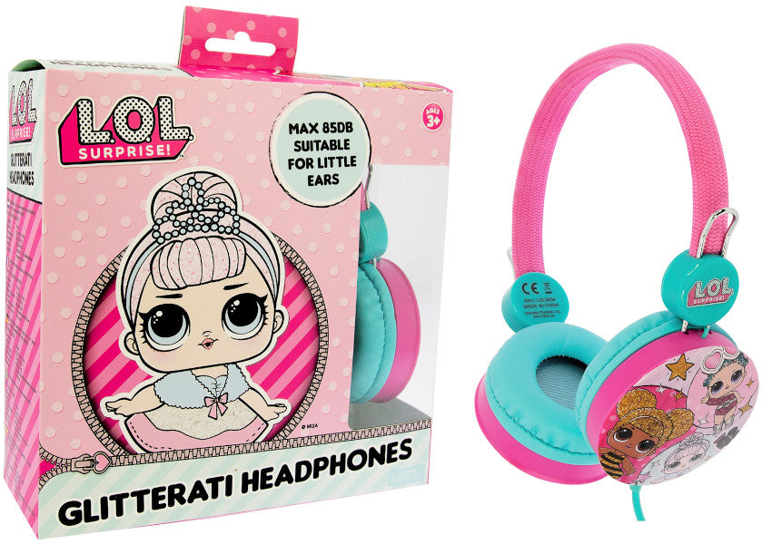 Otl Technologies Auriculares Infantiles Lol Surprise Glitterati Con Volumen Limitado Para NiñOs De 3 A 7 AñOs