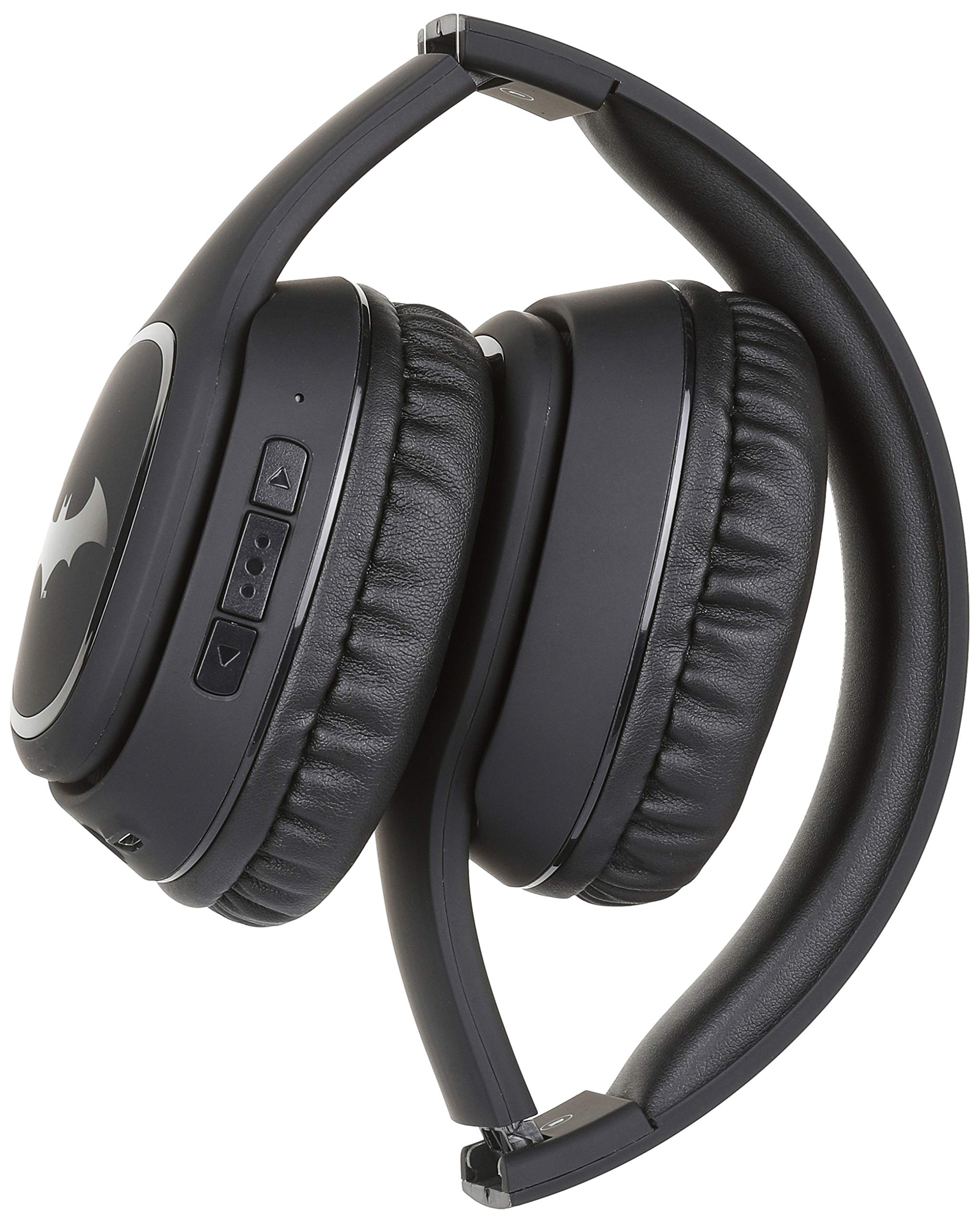 Otl Technologies - Auriculares Bluetooth Tween Batman (Plegables, Diadema Acolchada, DiseñO Elegante, AutonomíA De Hasta 30 Horas, Para Adolescentes Y Adultos), Color Negro