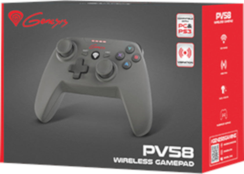 Genesis Natec Pv58 - Gamepad InaláMbrico, Pc/ PS3