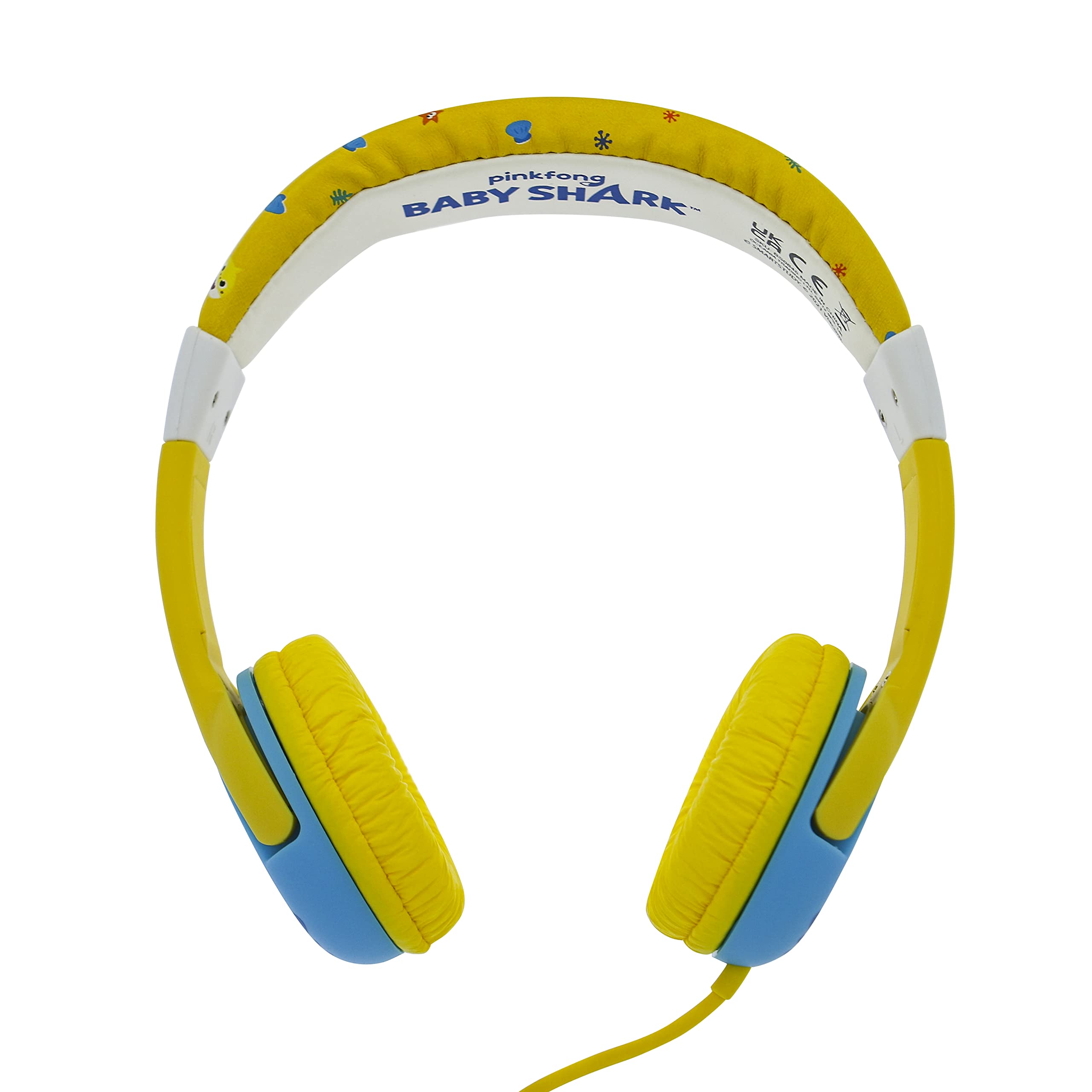 Otl Technologies Baby Shark Bs0845 Holiday With Oli - Auriculares De Diadema Para NiñOs (3 A 7 AñOs), Color Amarillo