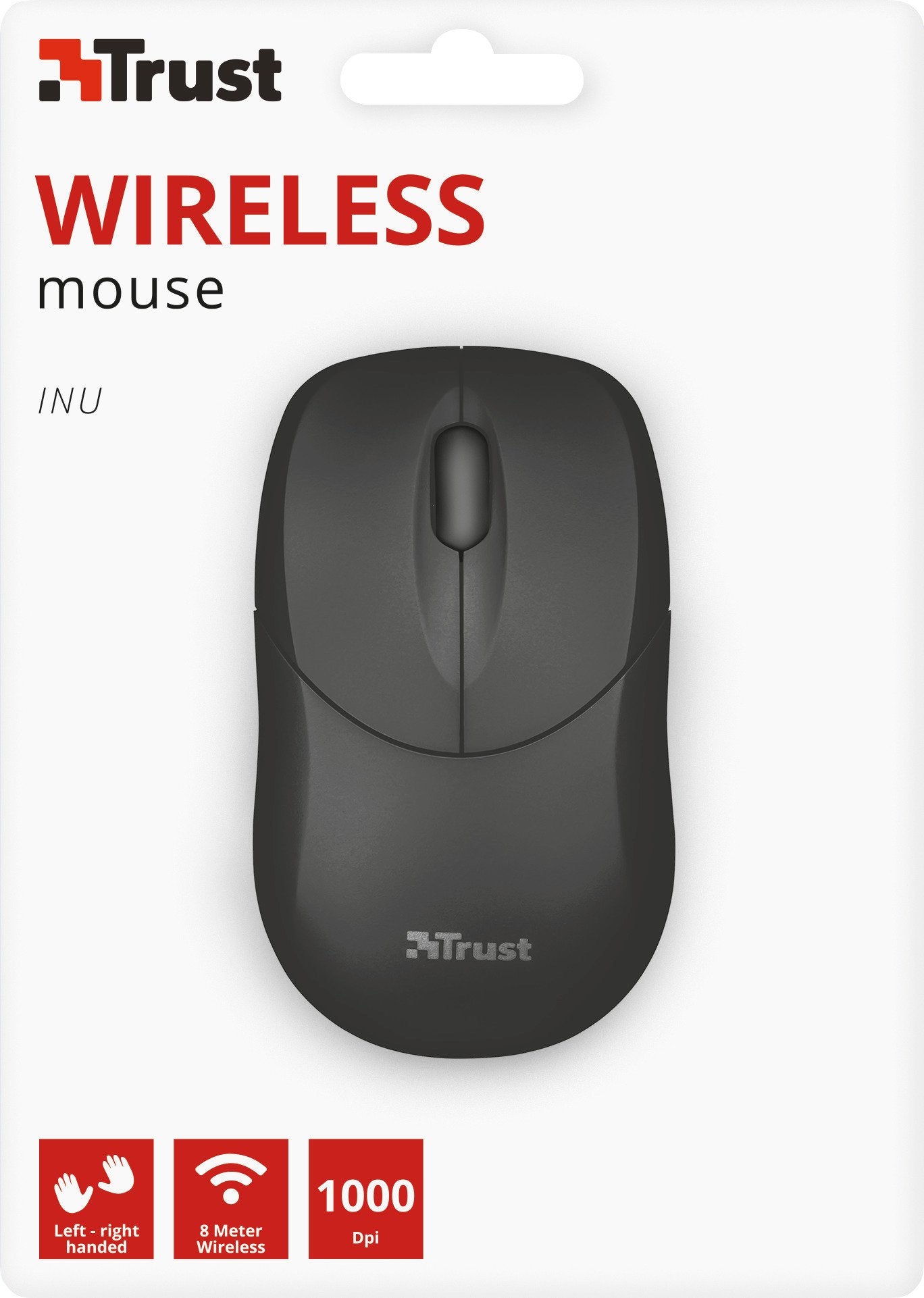 Trust Inu - Petite souris sans fil, noire