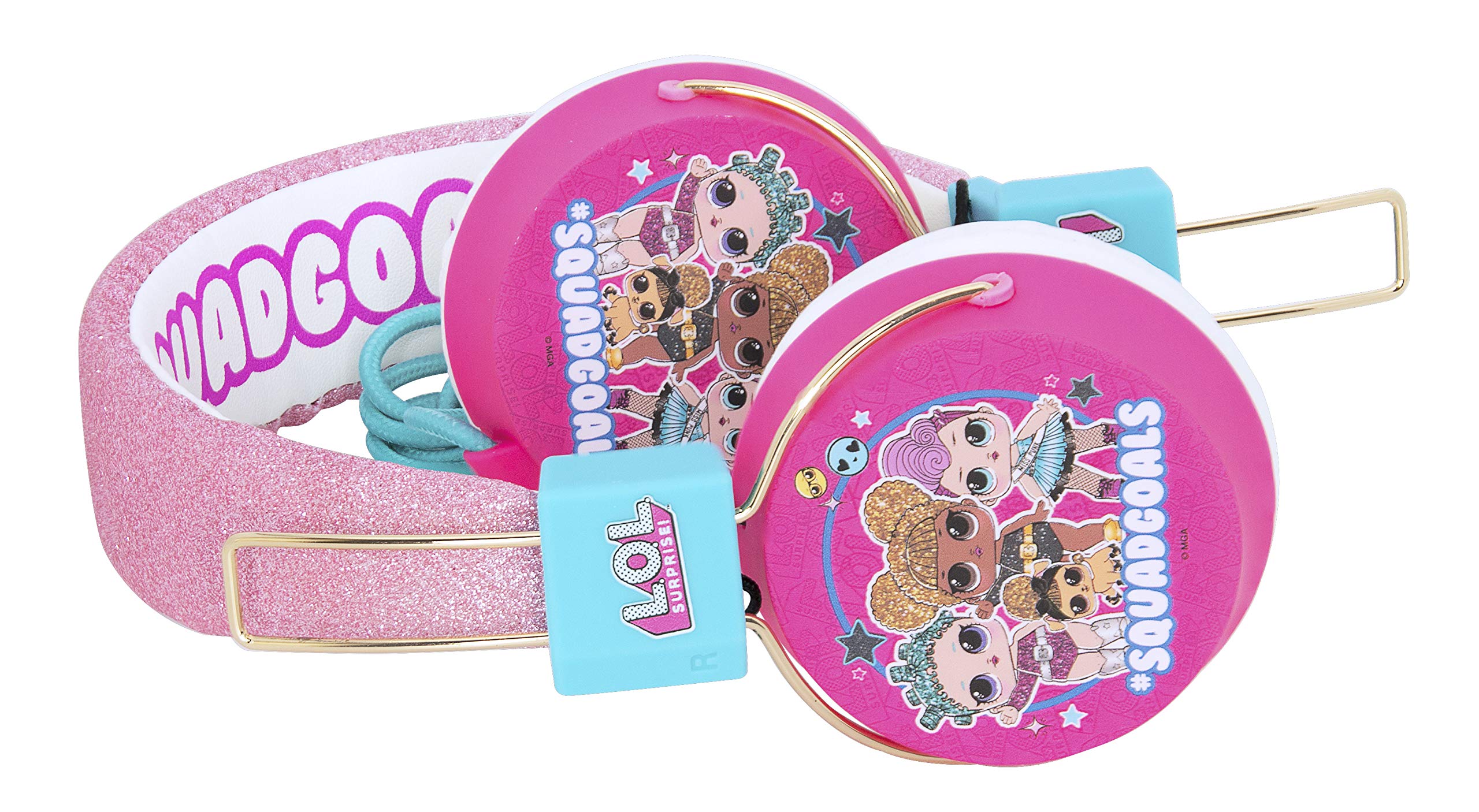 OTL - Écouteurs filaires roses LOL Surprise Squad Goals pour enfants (PC)