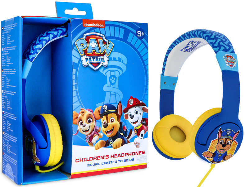 Otl Technologies Paw722 Paw Patrol Chase Patrulla Canina Junior Auriculares, Con Cable, Para NiñOs - Azul