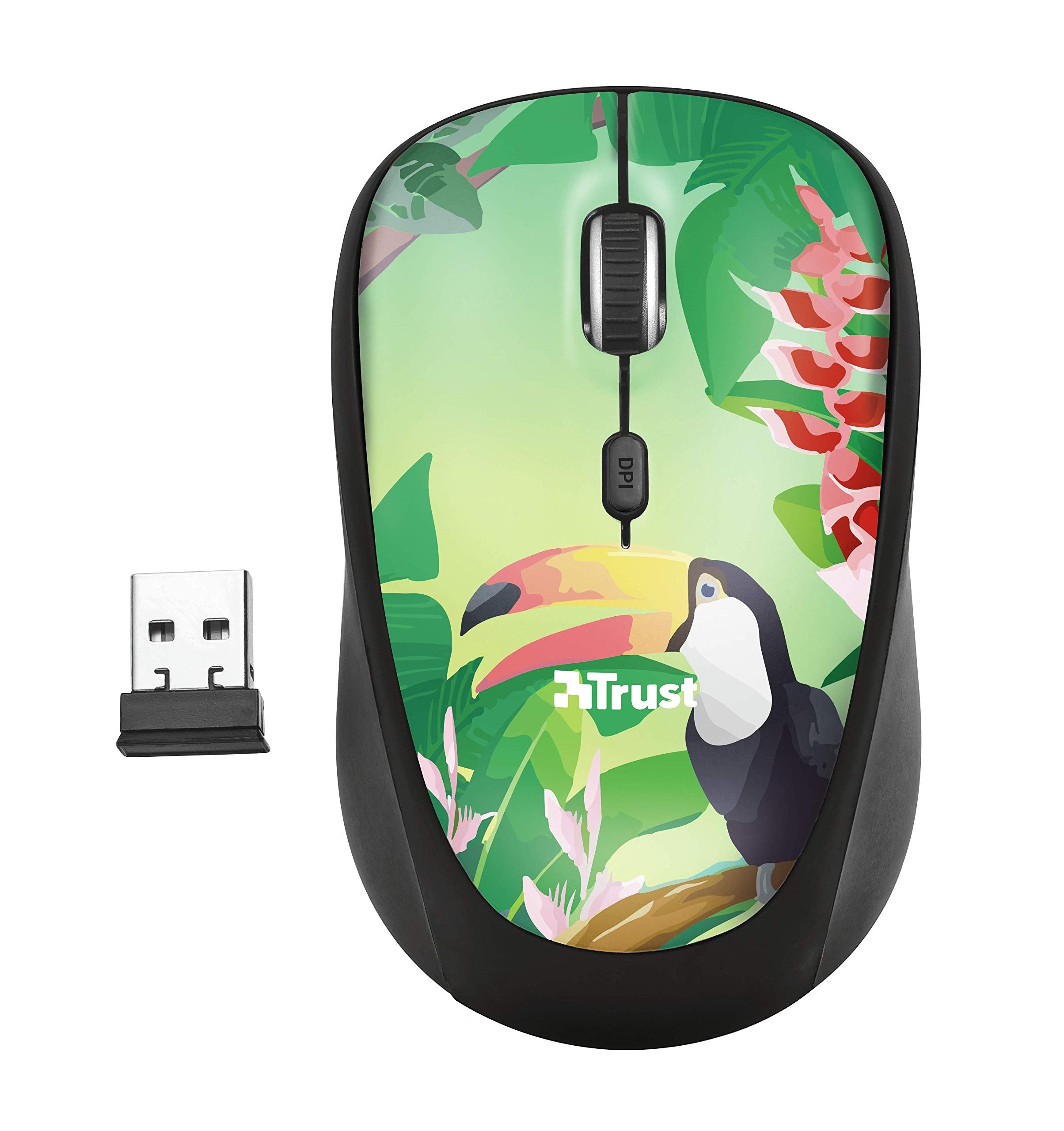 Souris sans fil Trust Yvi - Verte